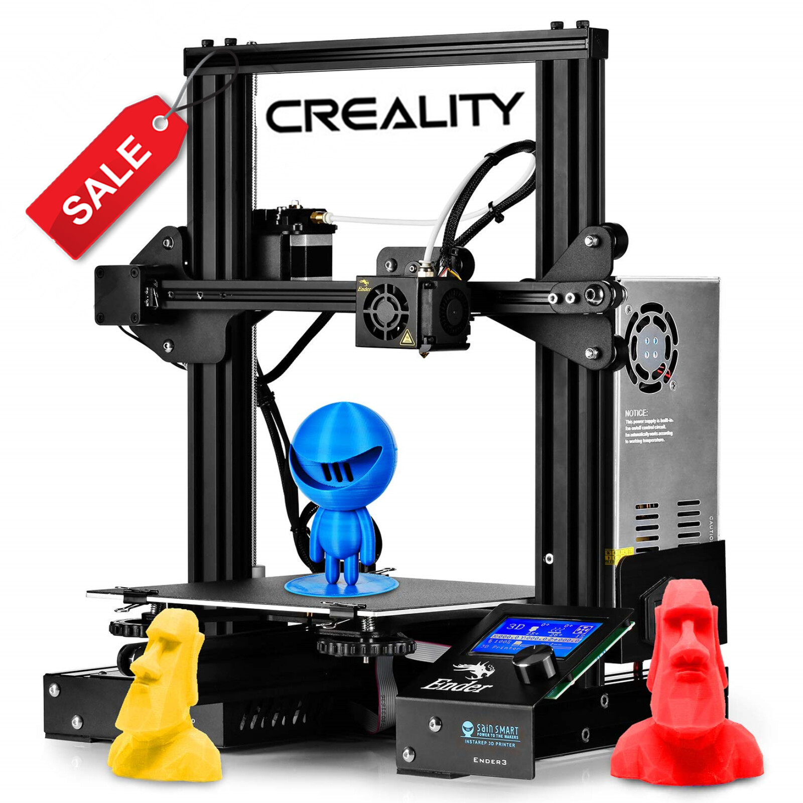 Used CREALITY 3D Printer Work Normally Original Parts & 1 year Warranty US