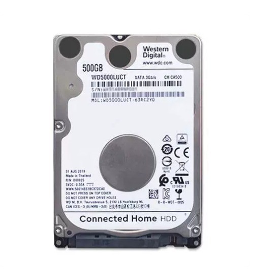 WesternDigital WD5000LUCT 500G Car Monitoring Hard Drive2.5-inch AV Vertical CMR