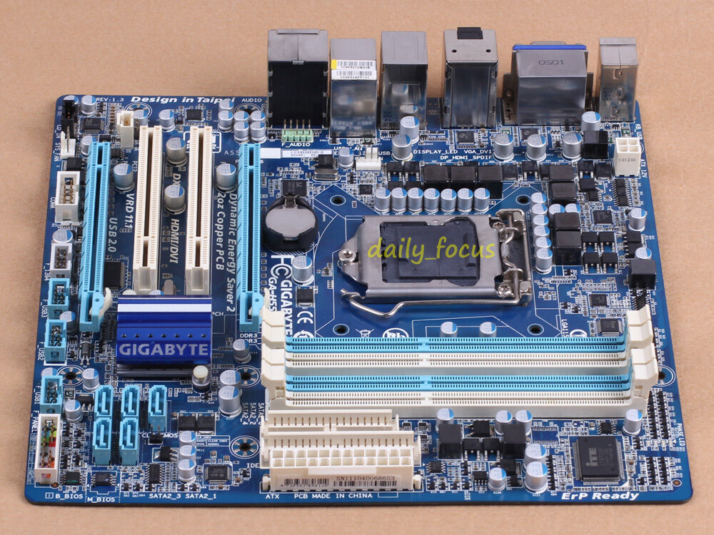 Gigabyte GA-H55M-UD2H Motherboard Socket 1156 DDR3 Intel H55