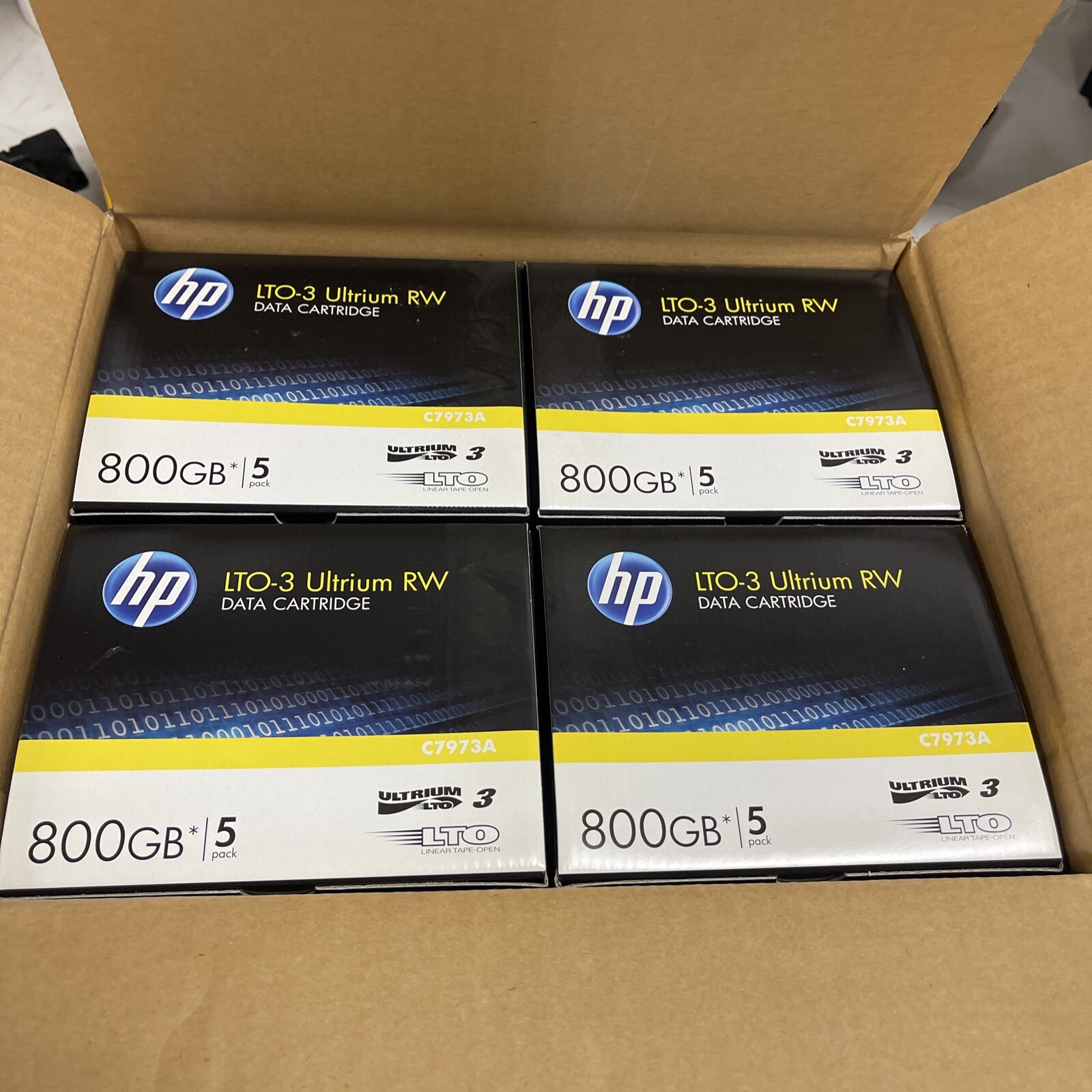 HP LTO3 Tape C7973A (20 PACK) Ultrium Storage Data Cartridge 800GB - NEW
