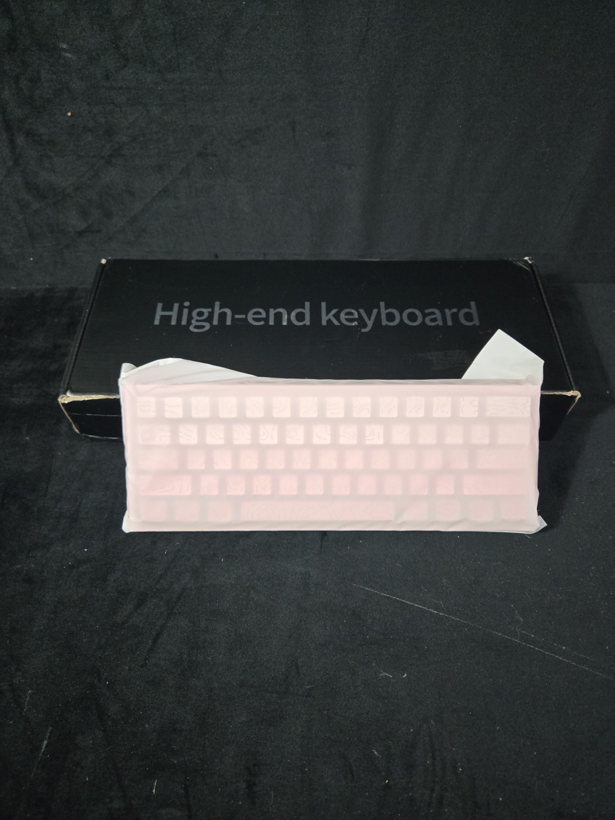 KL-R61 61-Key RGB Wired Gaming Keyboard Pink Marble Keycaps USB-C
