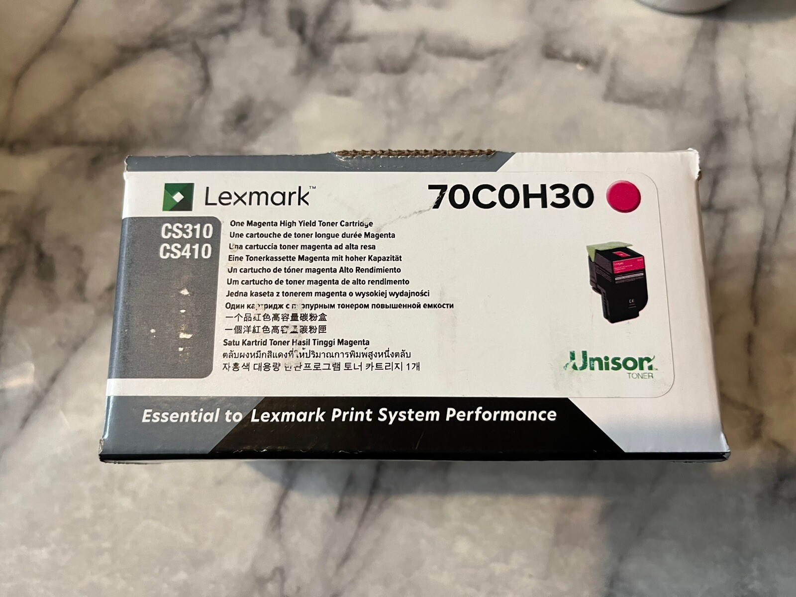 Lexmark 700H3 Magenta High Yield Toner Cartridge - 70C0H30