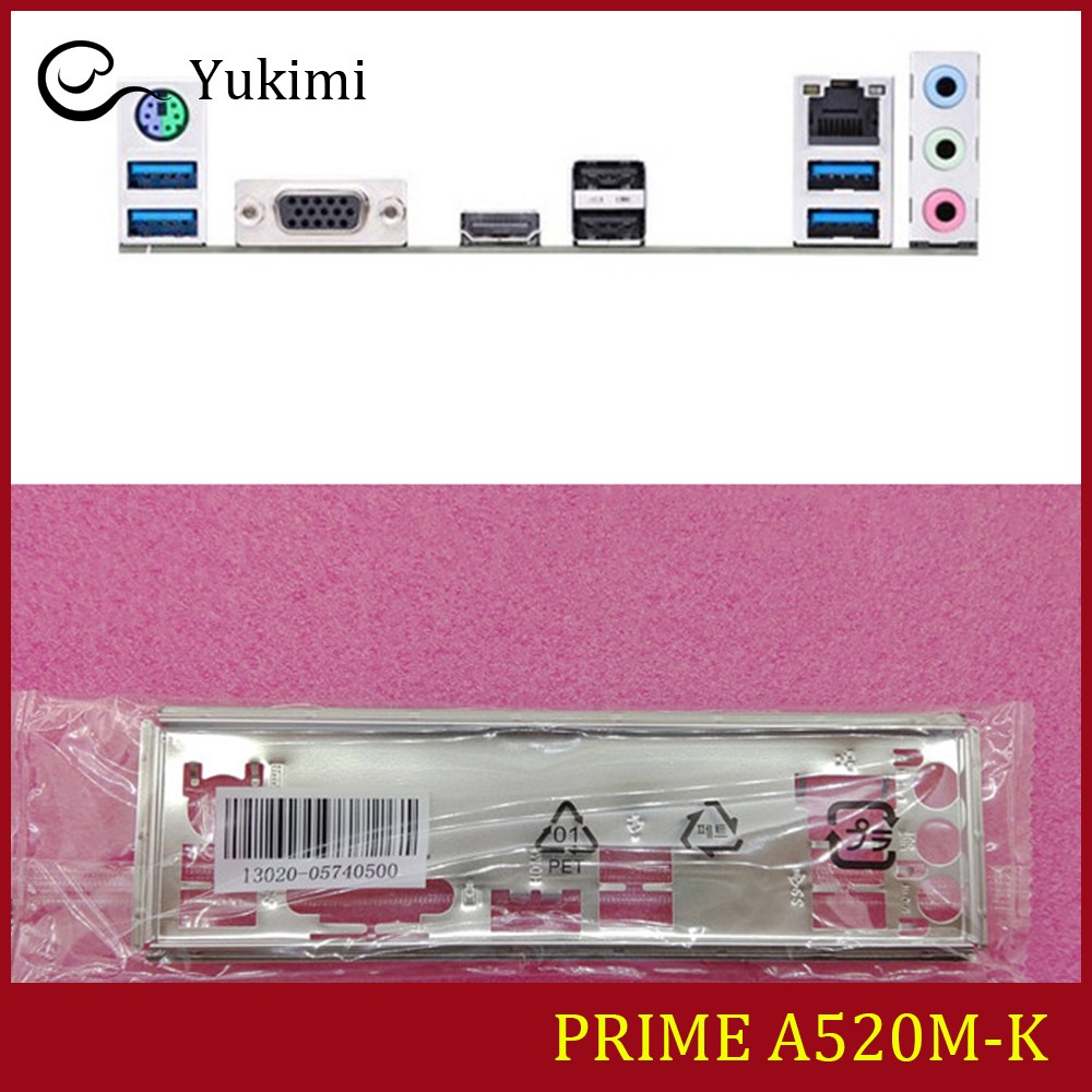 NEW FOR ASUS PRIME A520M-K Ｍotherboard I/O Shield Backplate