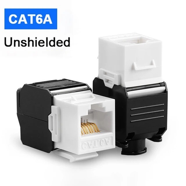  ZoeRax 10PCS Cat8 Cat7 Cat6a RJ45 Keystone Jack Toolless Toolless Termination