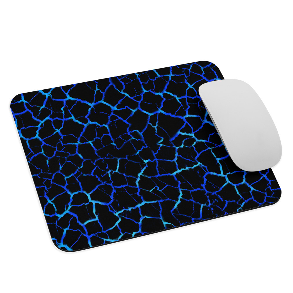 Blue Lava Flow Mouse pad