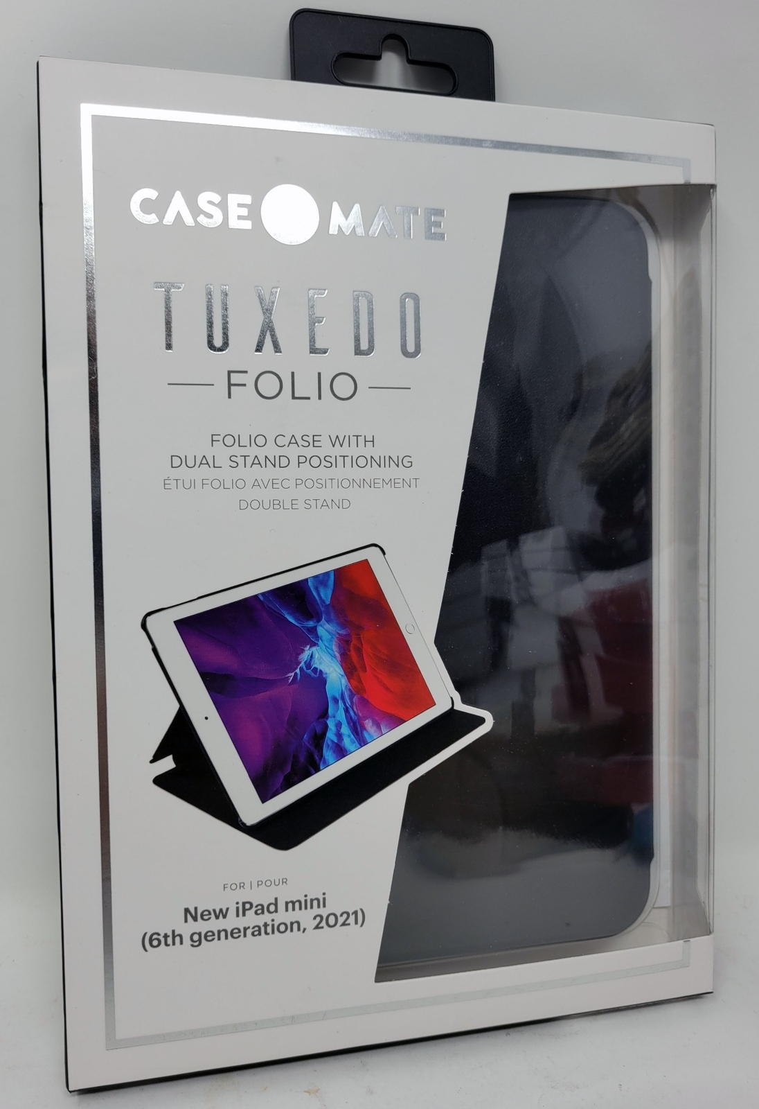 Case-Mate Tuxedo Folio Case for iPad Mini 6th Gen, 2021 w/ Dual Stand
