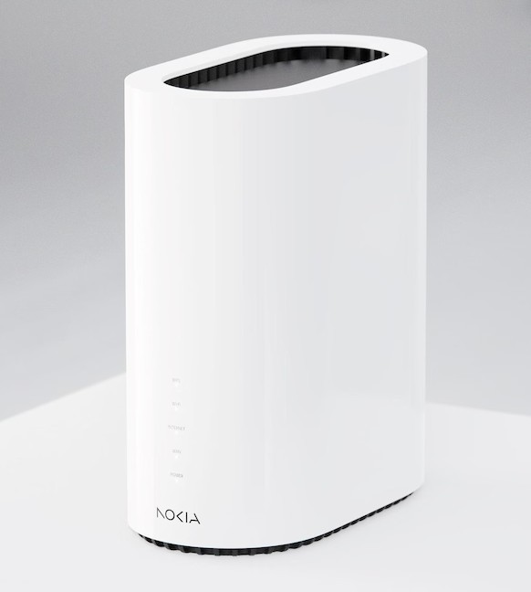 Nokia WiFi Beacon 10 Tri-Band Wi-Fi 6E Mesh Router Gateway White 2.5Gb LAN