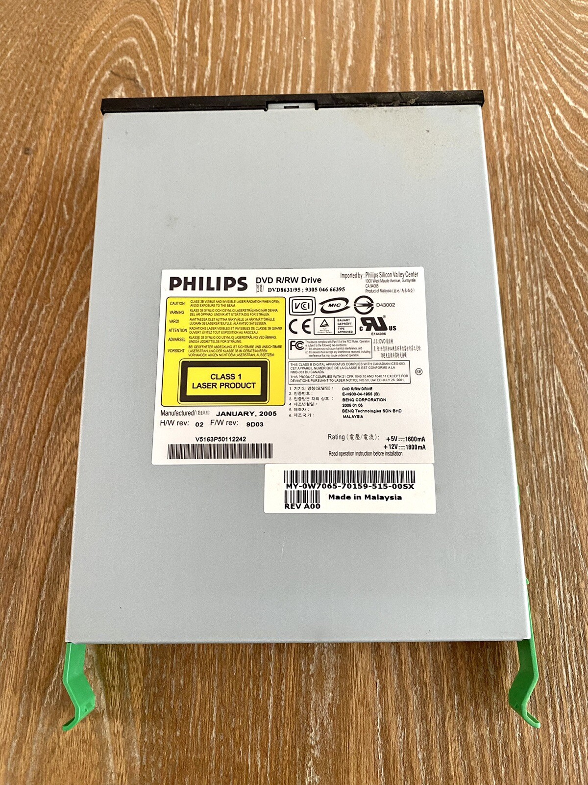 Philips DVD drive R/RW Drive DVD8631/95 8-2 Computer Part