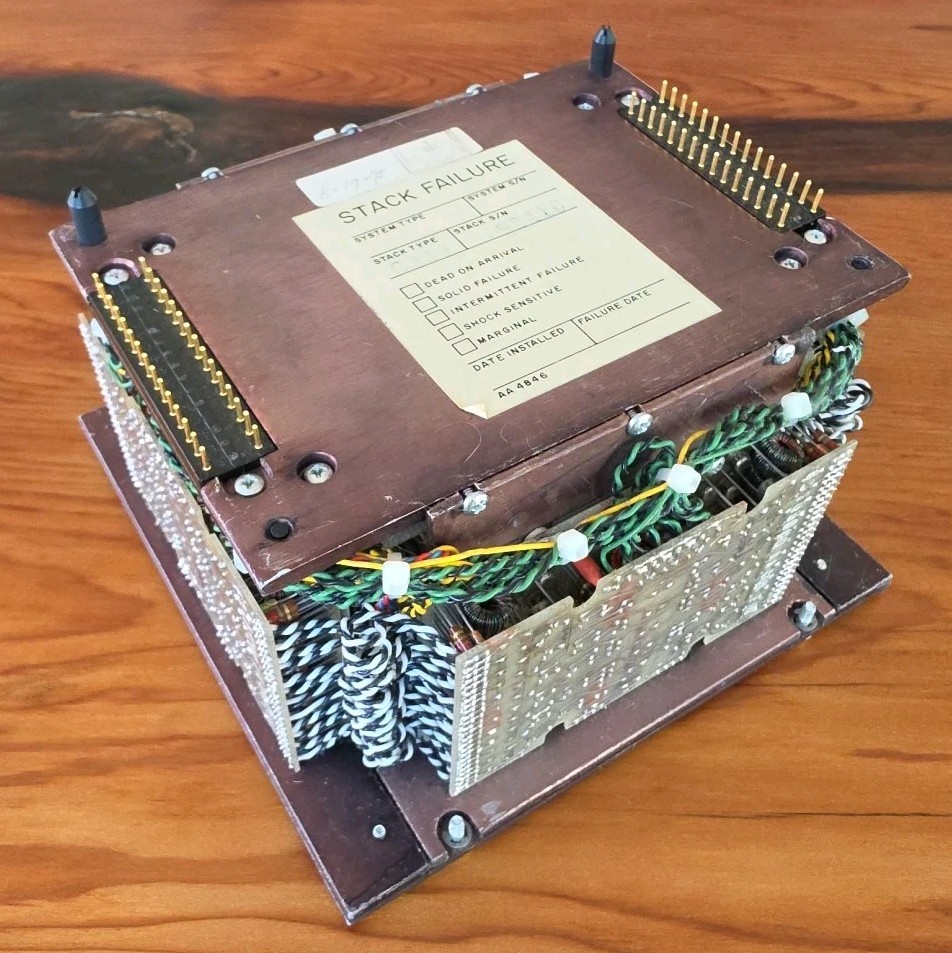 Vintage CDC (Control Data) 6000 Memory Stack With Failure Sticker 1975