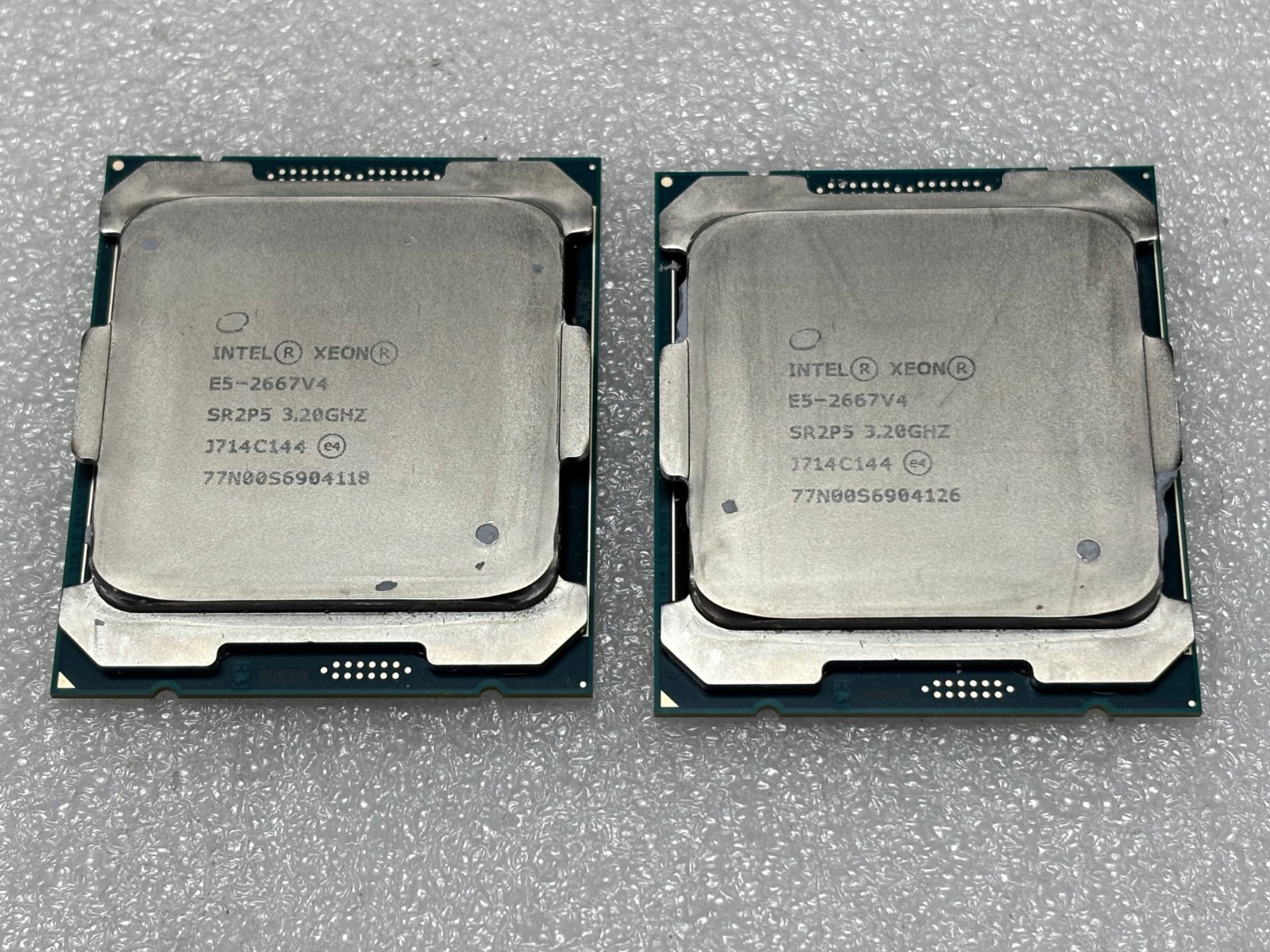 Matching Pair Intel Xeon E5-2667 v4 8-Core 3.20GHz 25MB LGA2011 Processor SR2P5
