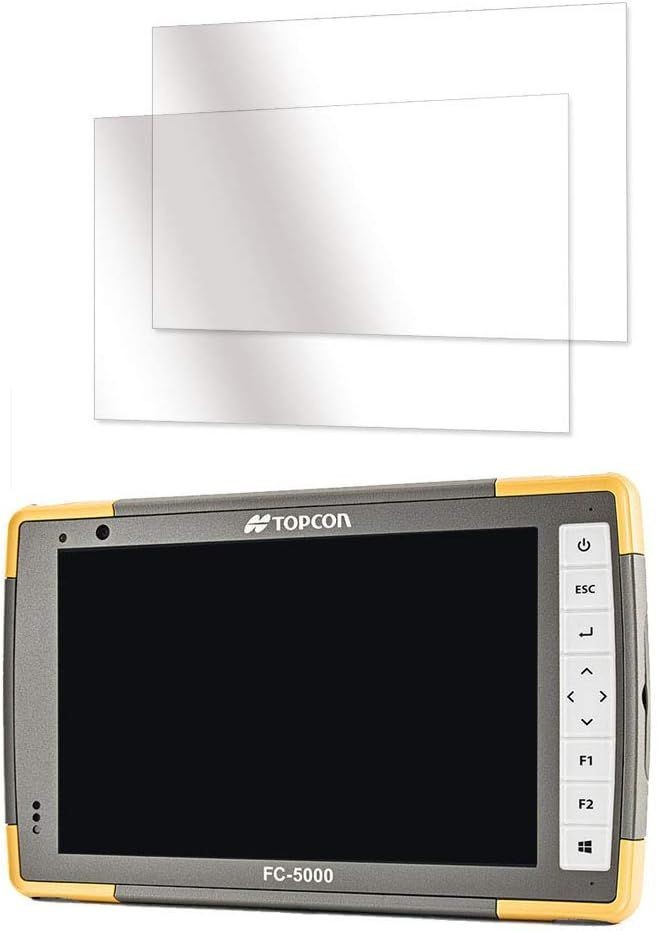2-Pack Scratch Resistant Screen Protector for Topcon FC-5000 Rugged Tablet, Anti