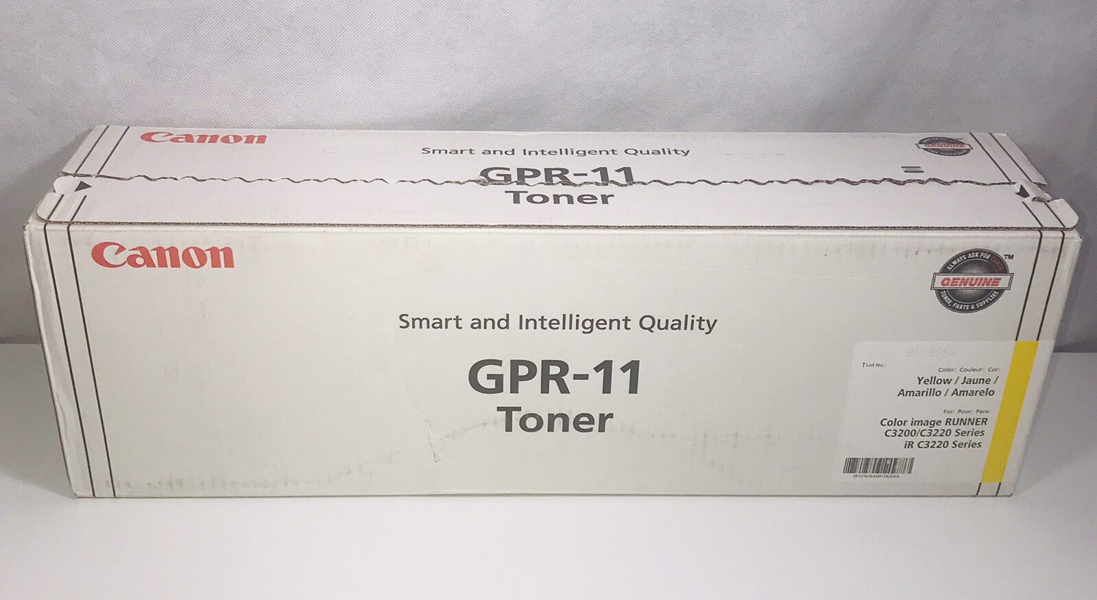 Genuine Canon Color image RUNNER C3200/C3220 GPR-11 Yellow Toner