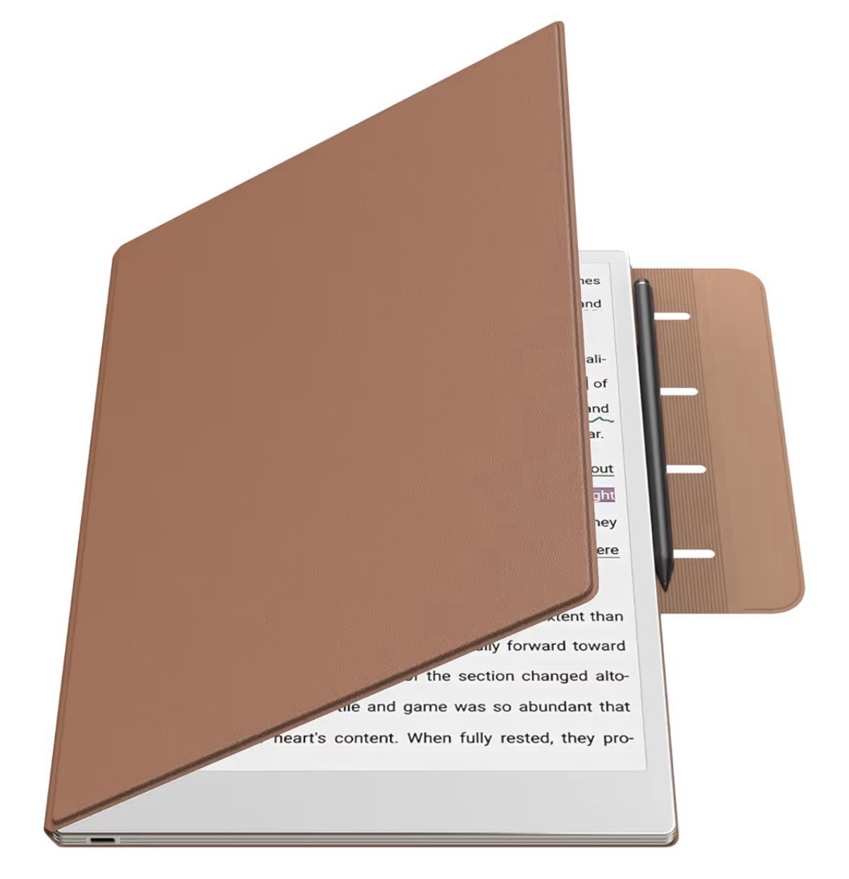 NEW TiMOVO Magnetic Case for Remarkable Paper Pro 11.8” 2024 Brown Folio Cover