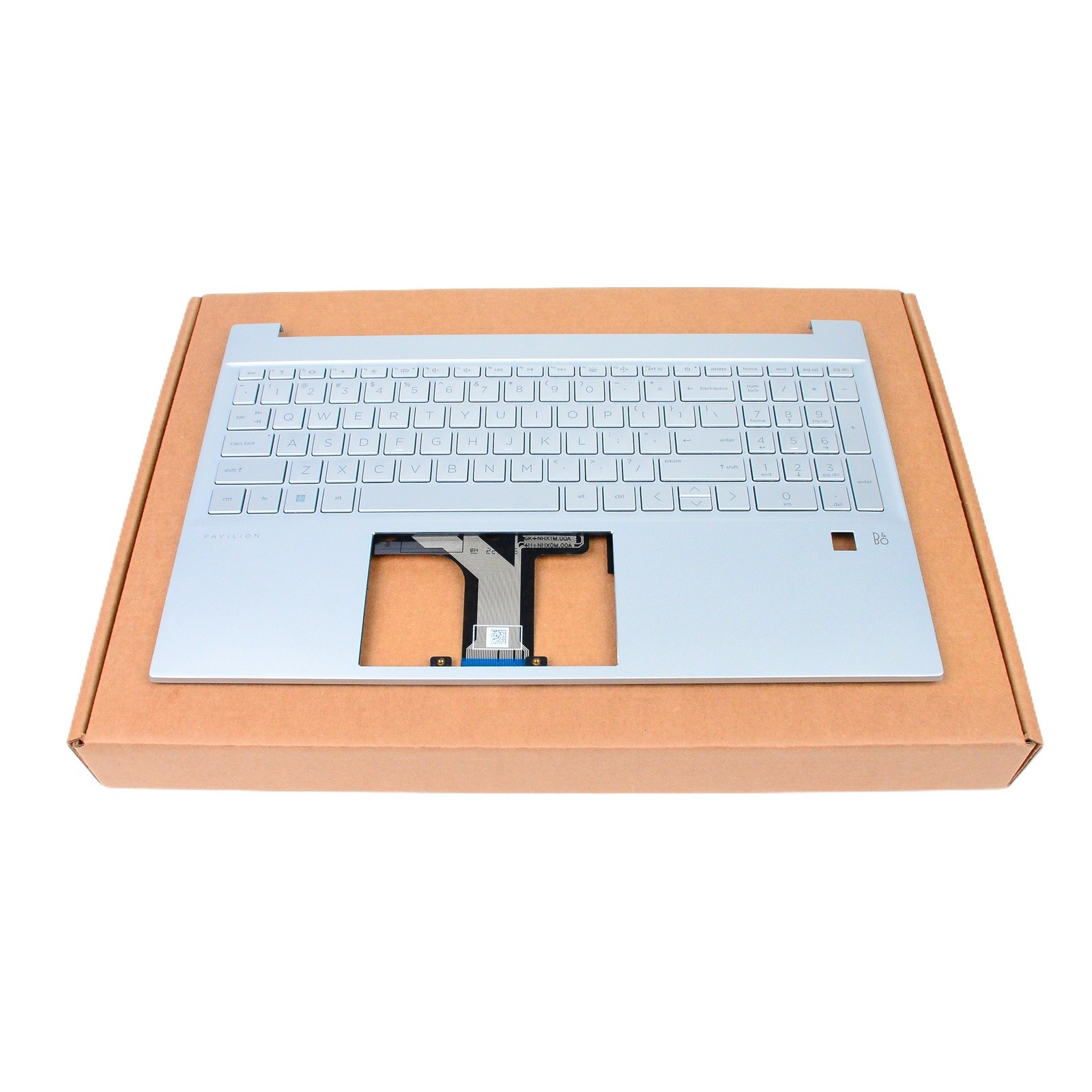 Palmrest For HP Pavilion 15-EH 15-EG Backlit Keyboard Silver M08910-001 US FRP