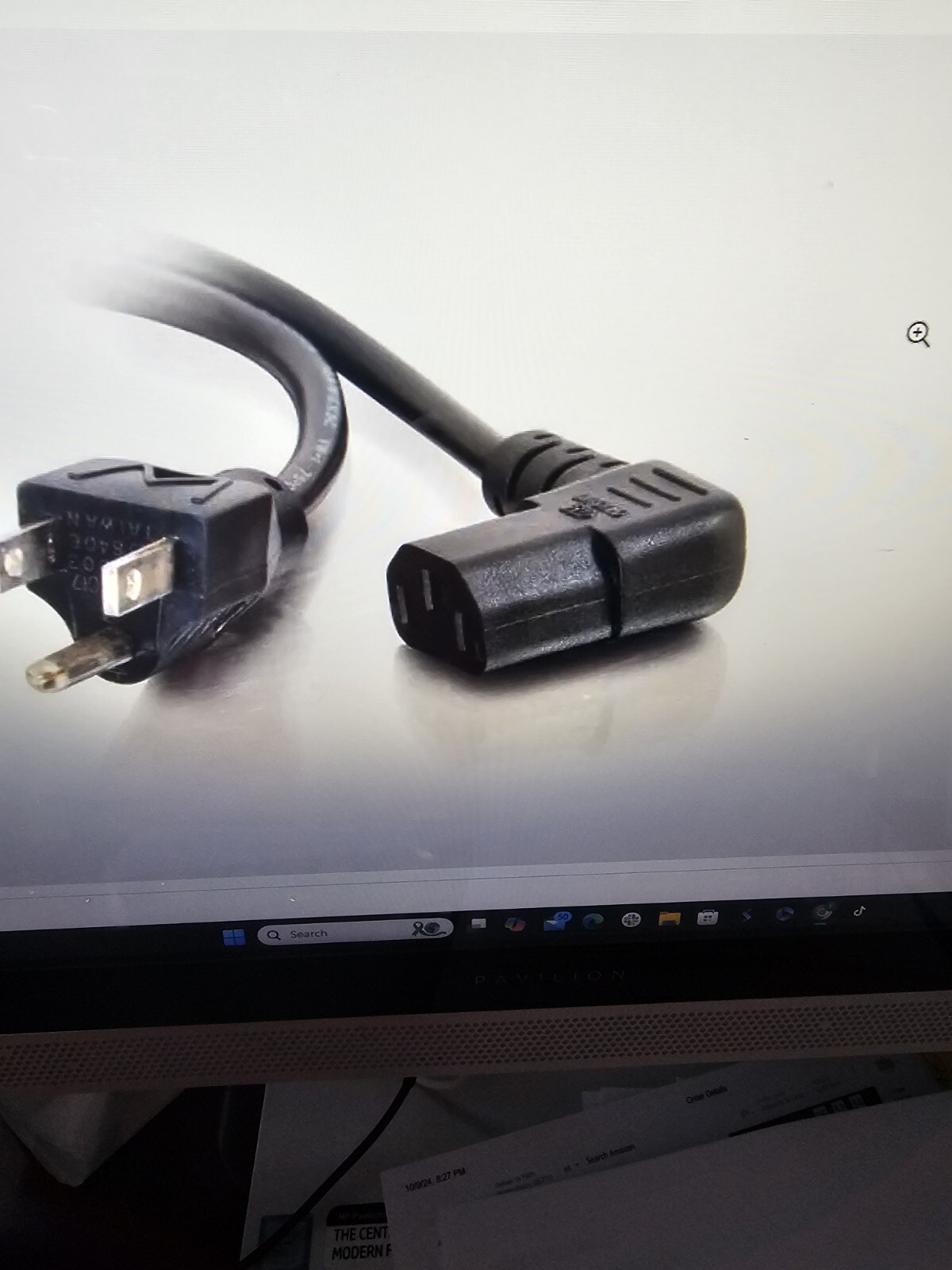 C2G Premium 90 Degree Replacement AC Power Cord