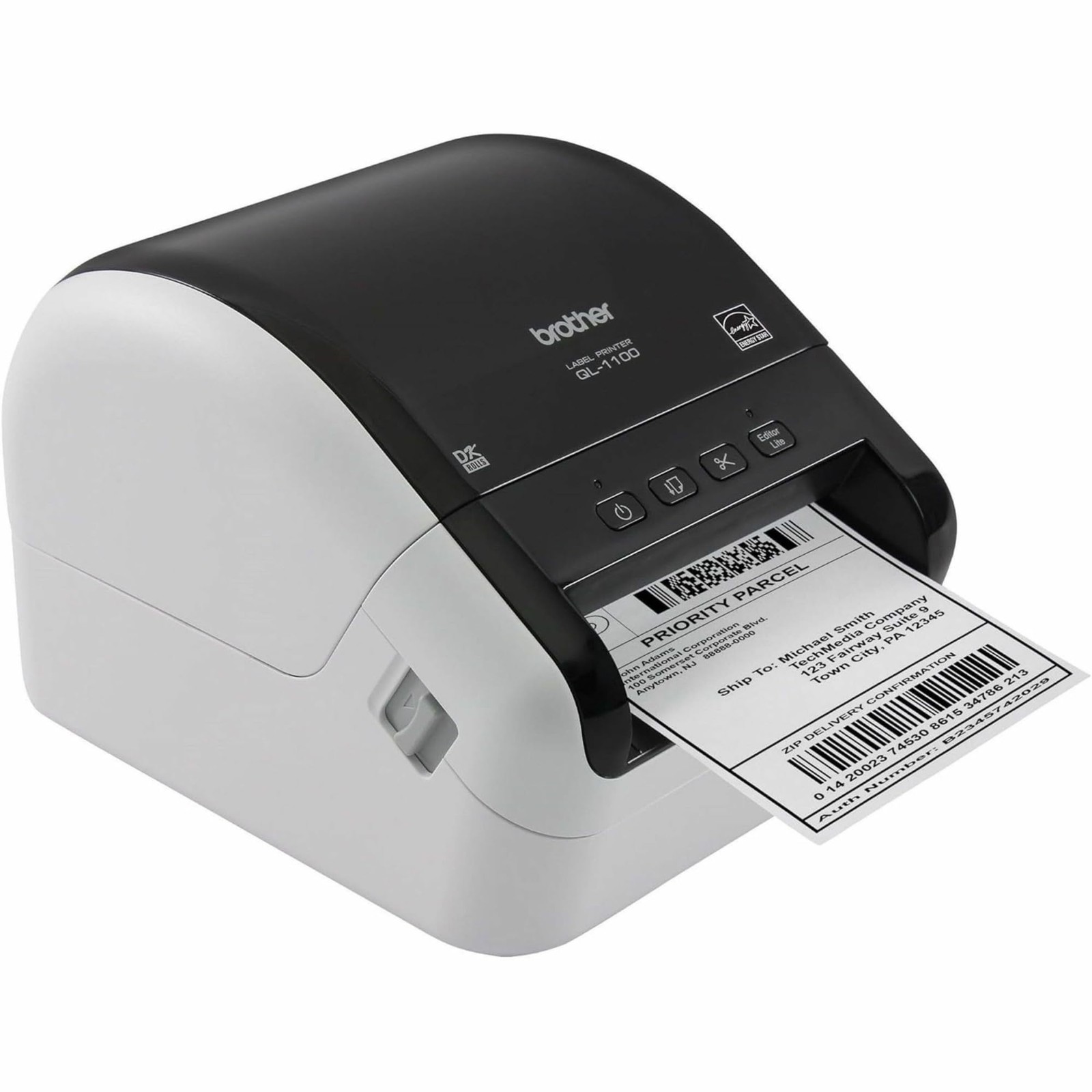 Brother QL-1100 Wide Format Postage and Barcode Professional Thermal Monochrome