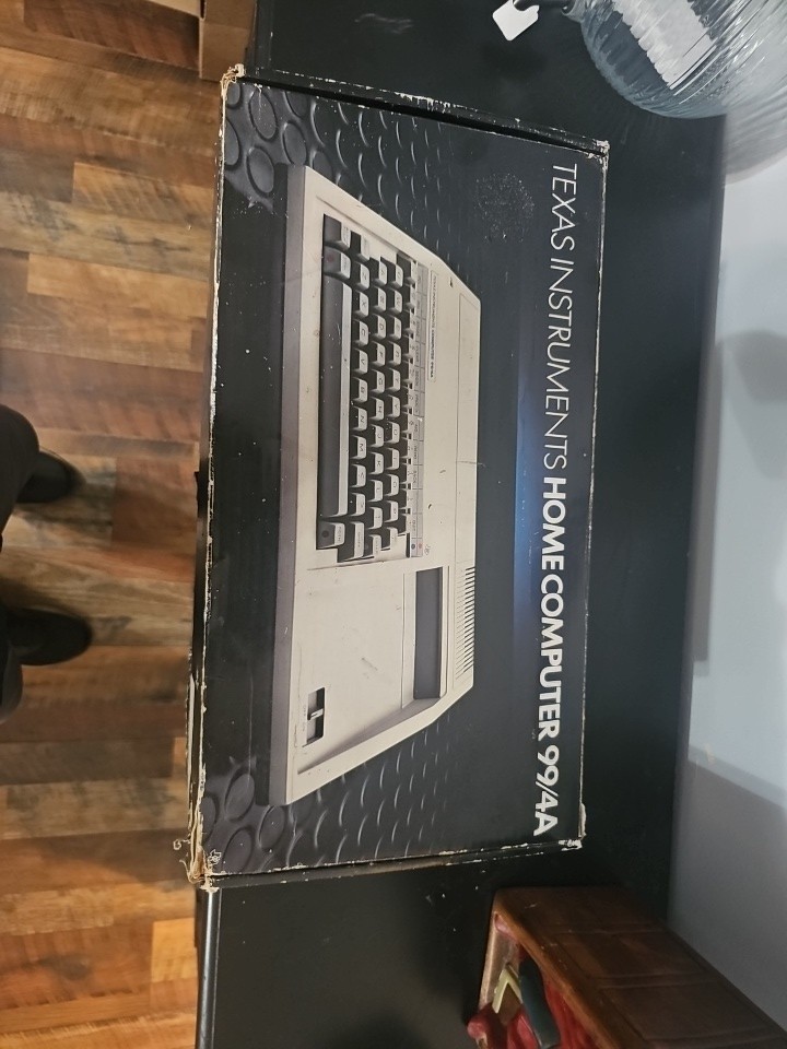 Vintage 1983 Texas Instruments 99/4A Home Computer #PHC004A Open Box 