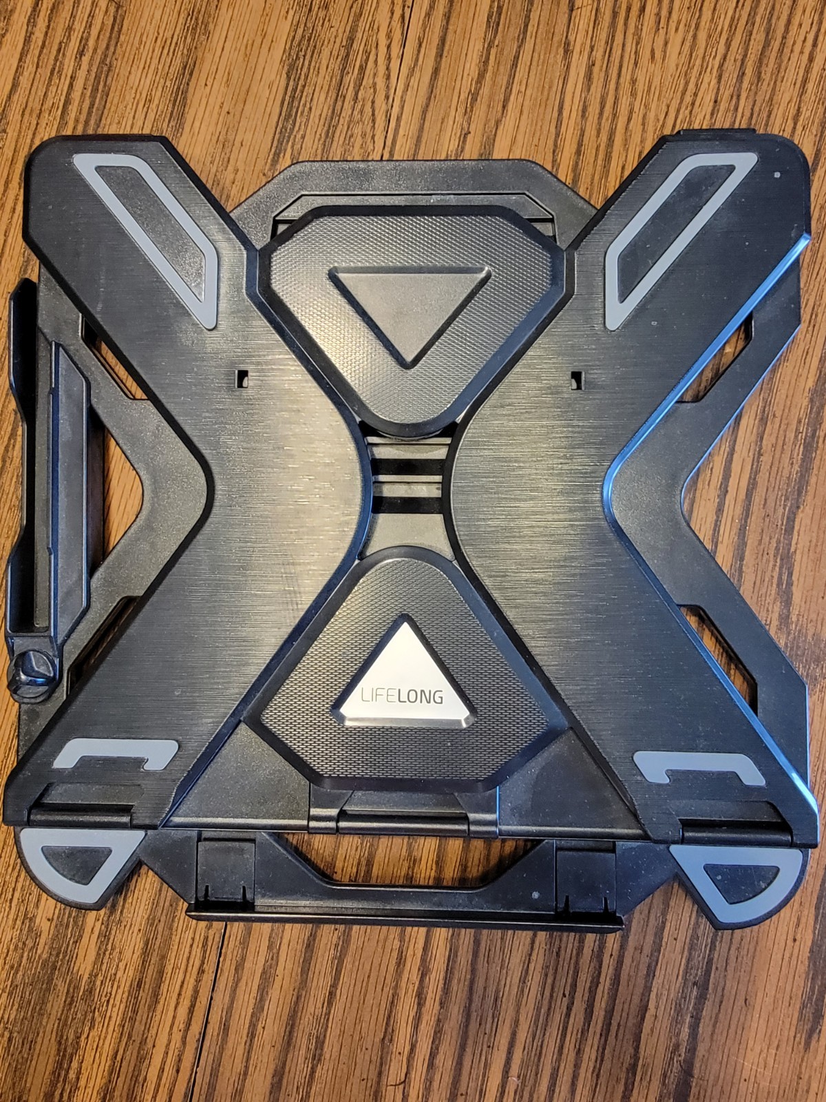 Lifelong Adjustable Ergonomic Laptop Stand with Phone Holder - Portable Foldable