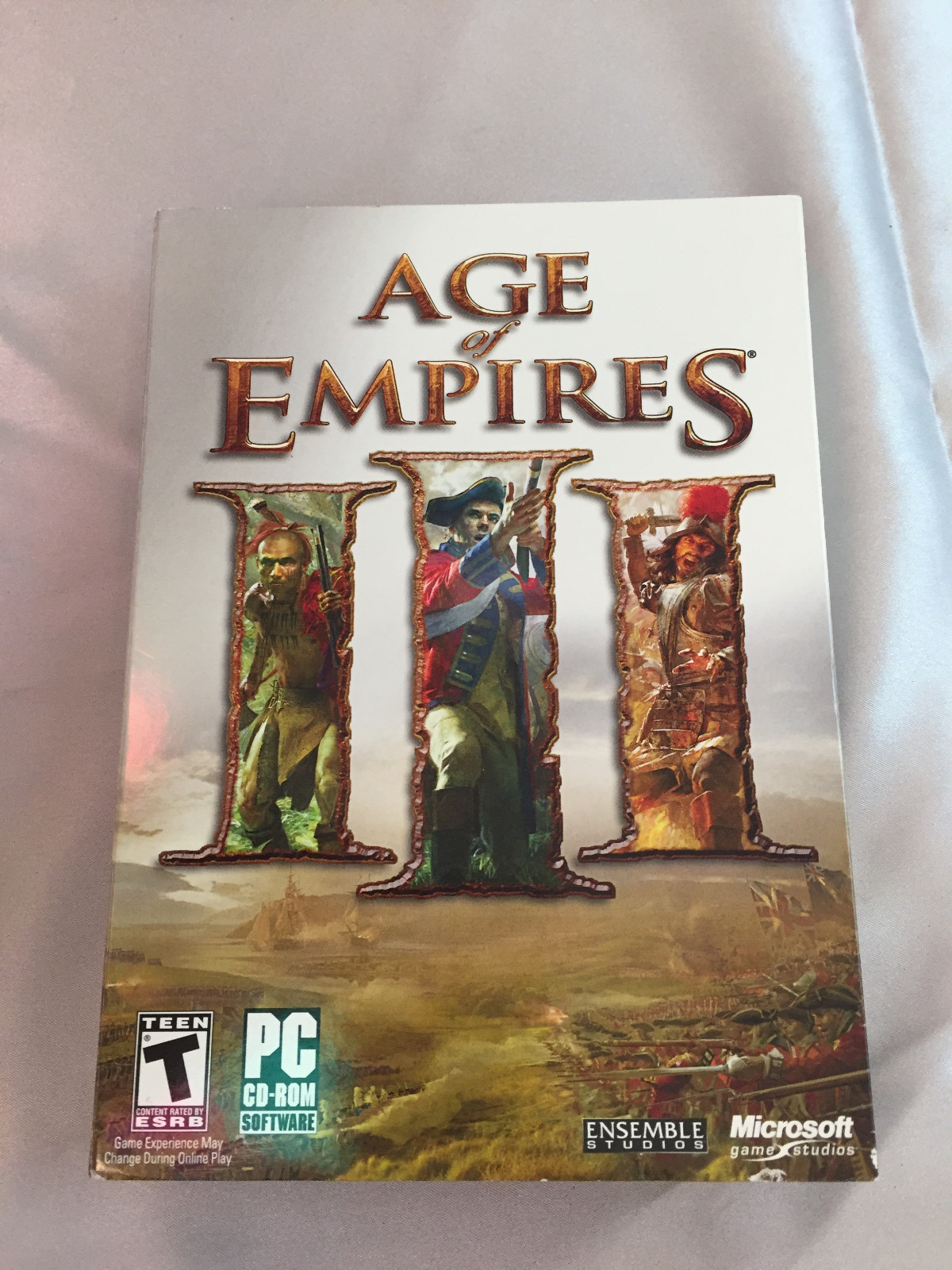 Age of Empires III Microsoft Game Studio PC CD-Rom Software T Teen