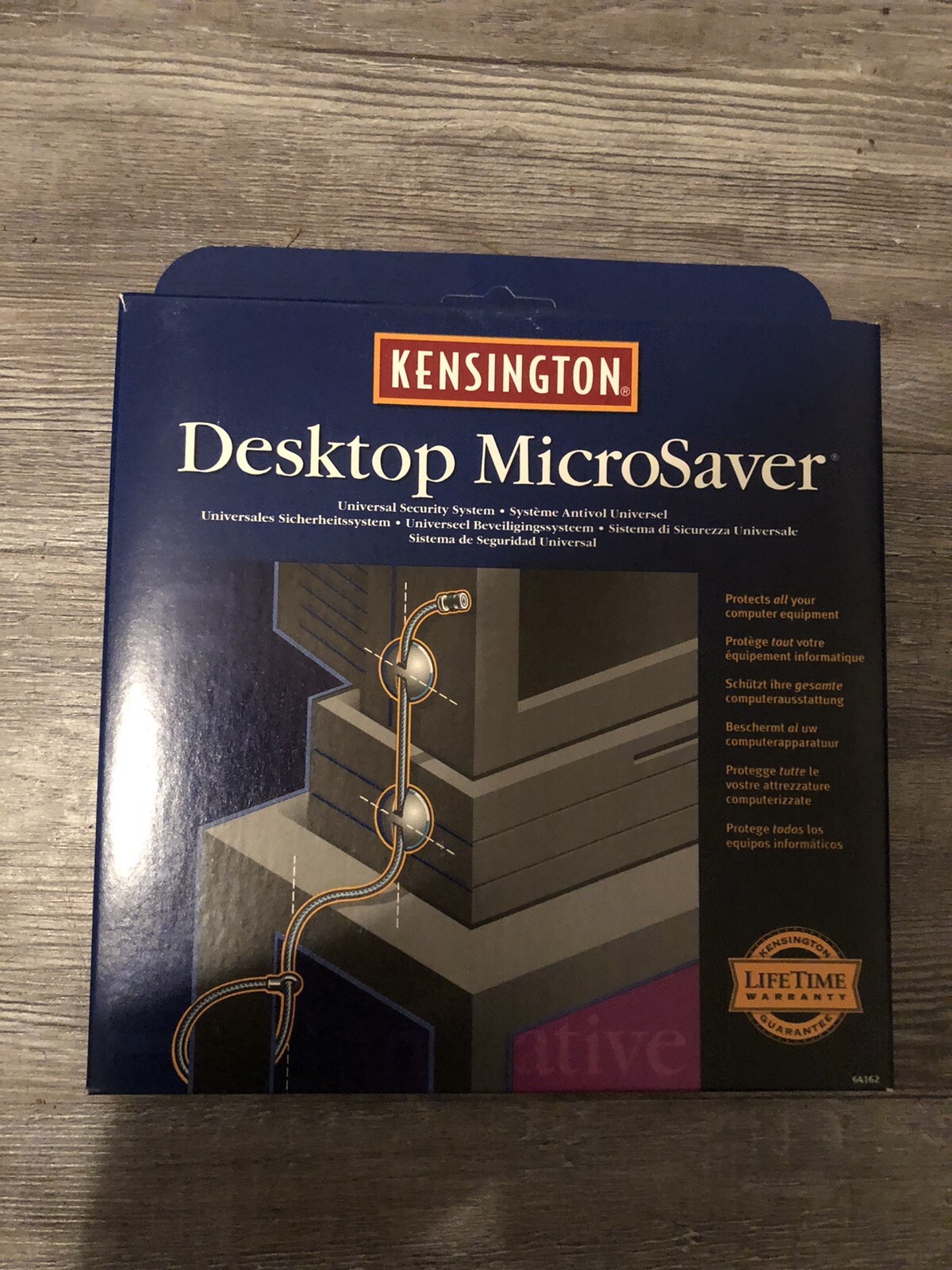 1 Kensington Desktop Microsaver Universal Security System