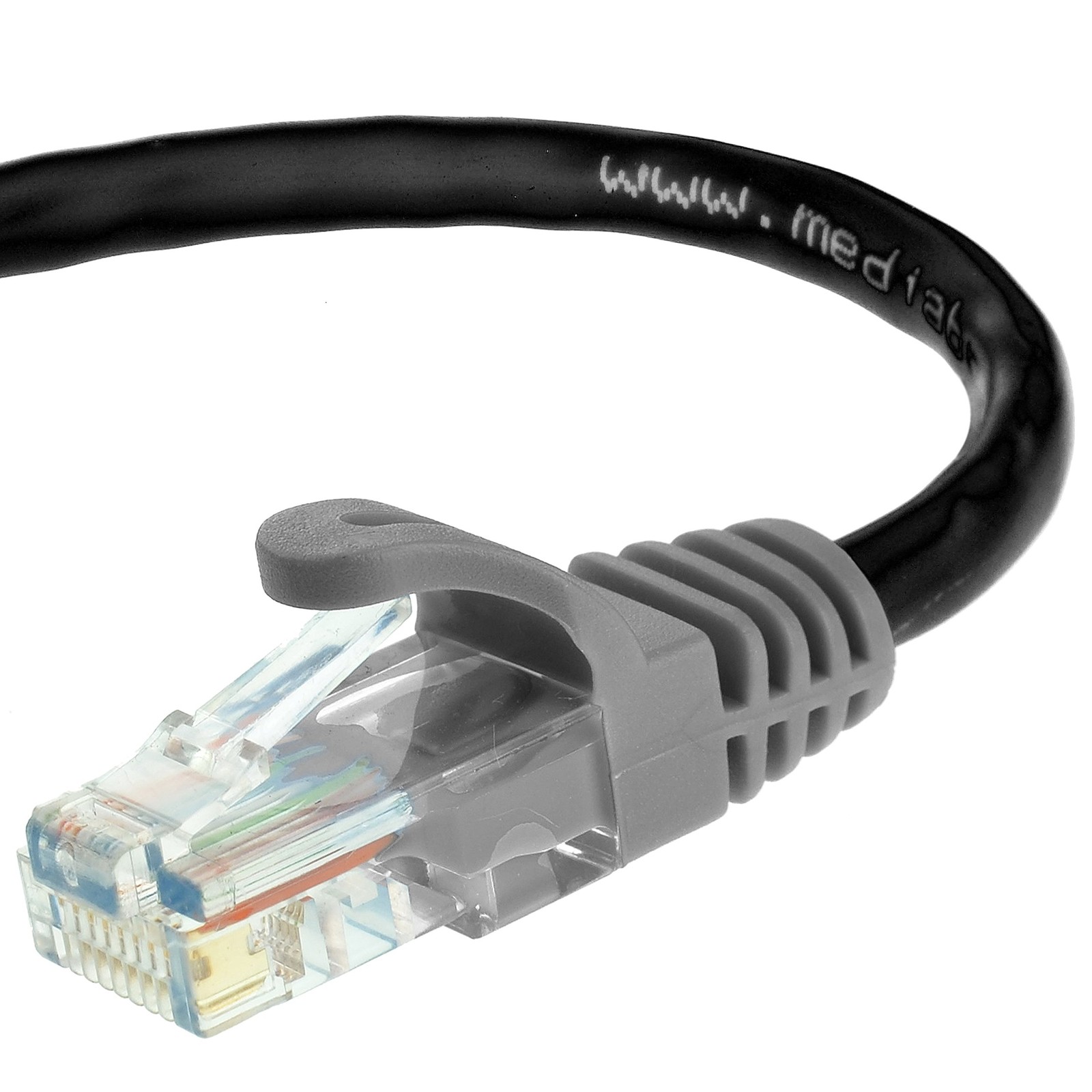 CAT6 Ethernet Patch Cable (25 ft) RJ45 Connectors with Gold Plated Contacts (...