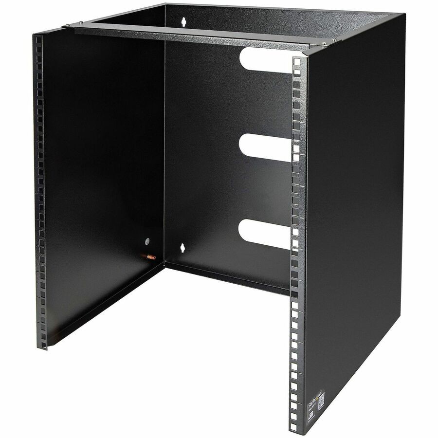 StarTech 12U Wall Mount Rack, 14in Deep, 19in Wall Mount Network Rack, Wall