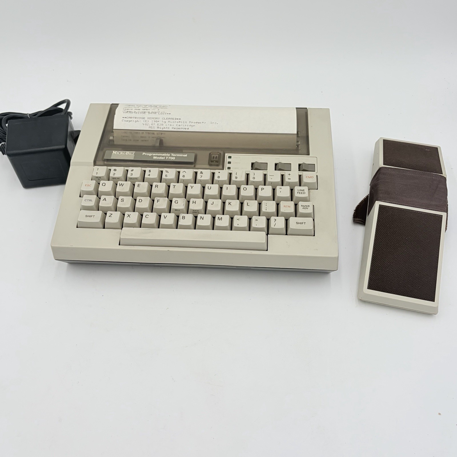 Texas Instruments 707 Data Terminal MicroBilt T700 Silent 700 Works