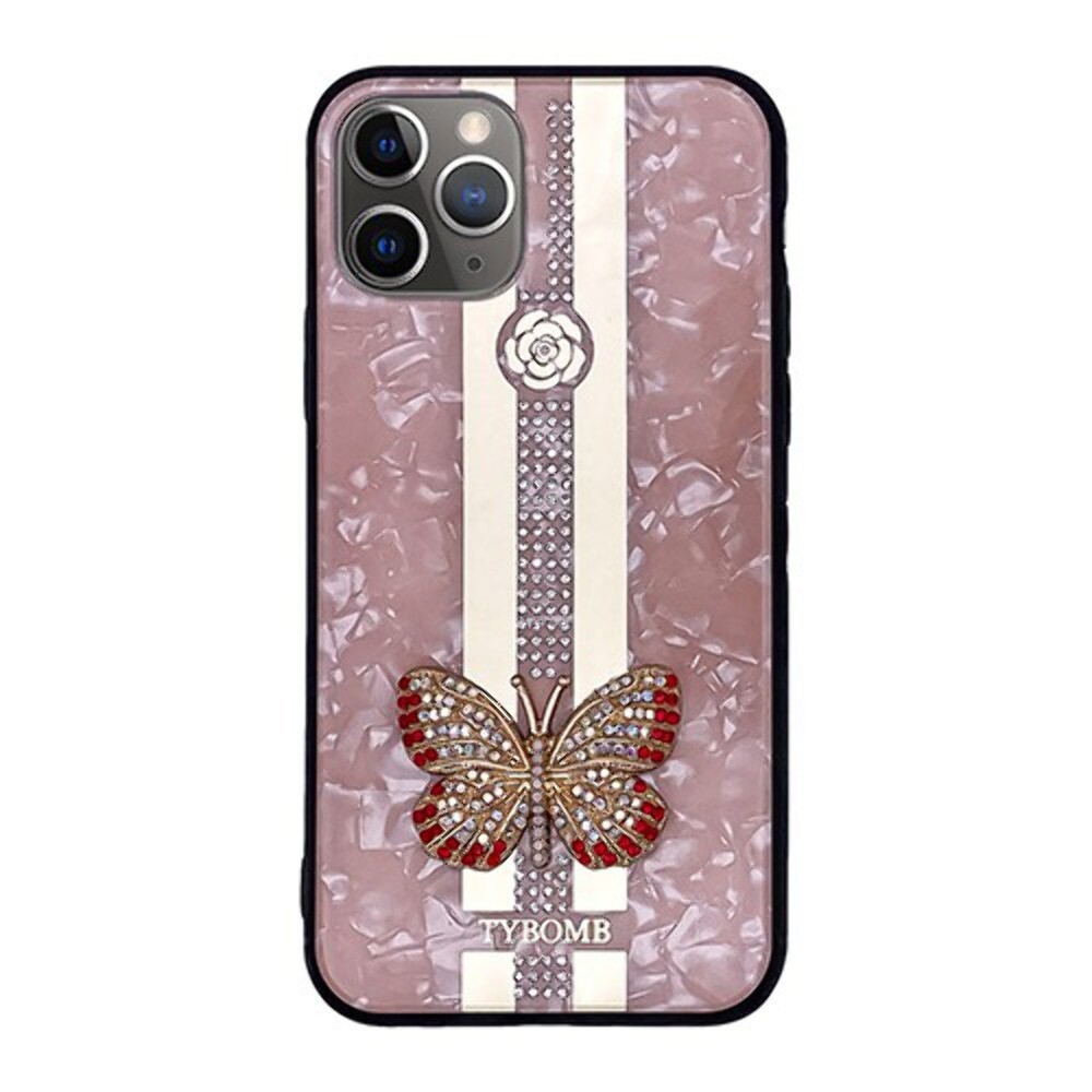 Fashion Design Butterfly Case for iPhone 12 Mini 5.4″ ROSE GOLD