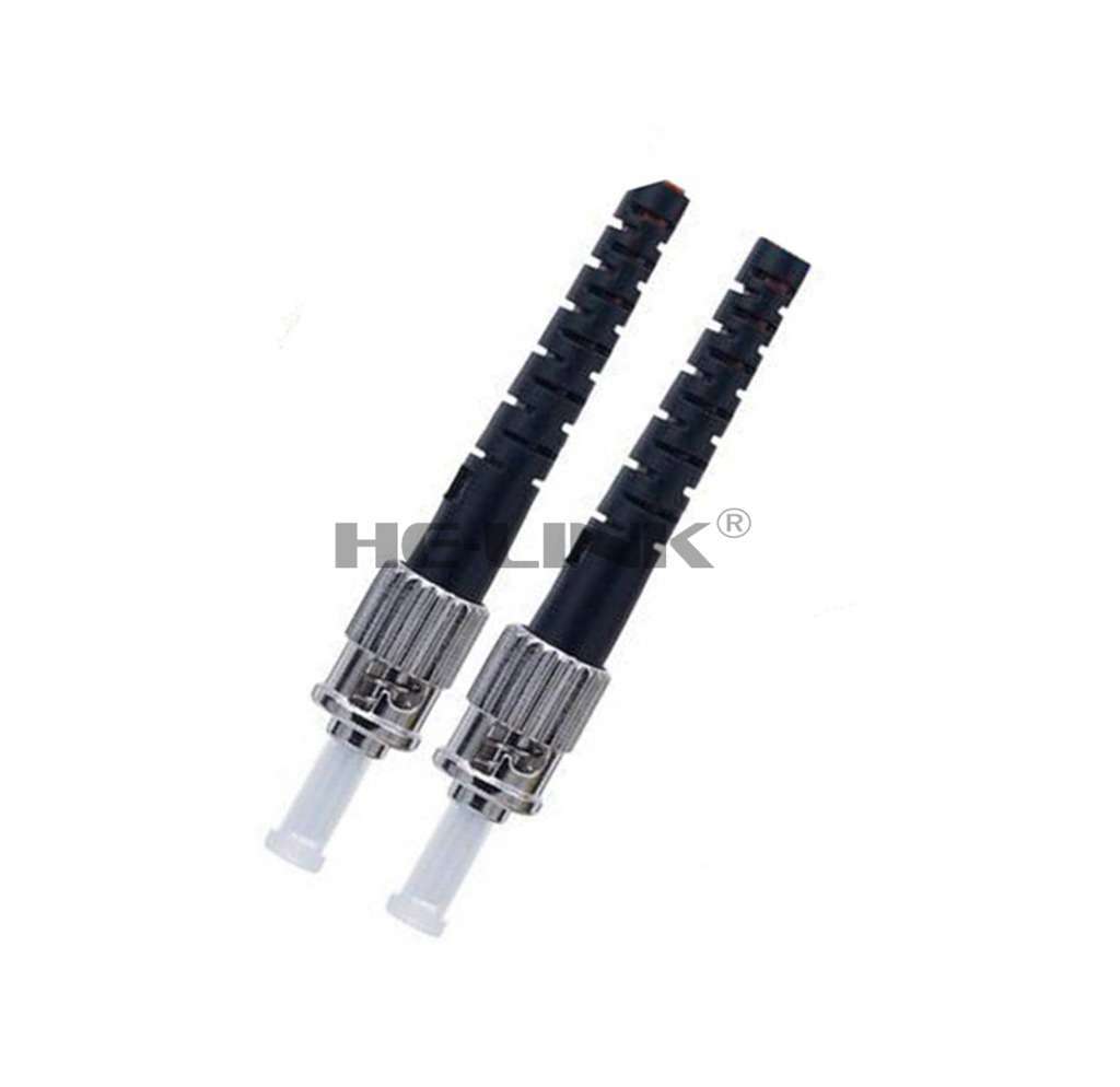 150M ST-ST Indoor Armored Singlemode Duplex Fiber Optic Cable Patch Cord
