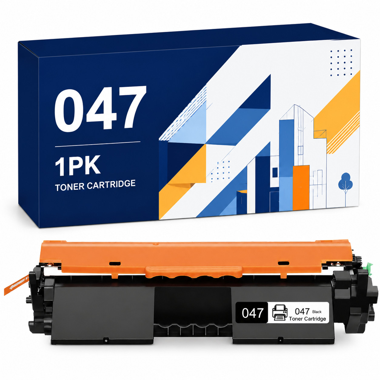 1 Pack 047 Black Toner Cartridge Replacement for 047 imageCLASS MF113W/LBP113W