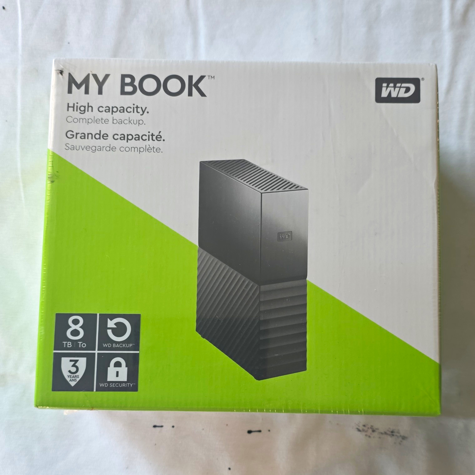 WD My Book 8TB Desktop External HDD USB 3.0 5400RPM PC/Mac Black