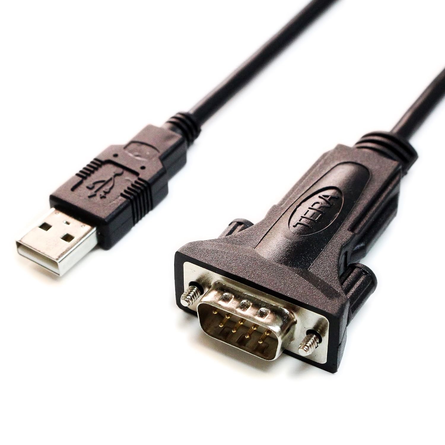 FTDI USB 2.0 to RS232 Serial DB9 Adapter Cable 3 Feet Thumbscrews USB Serial