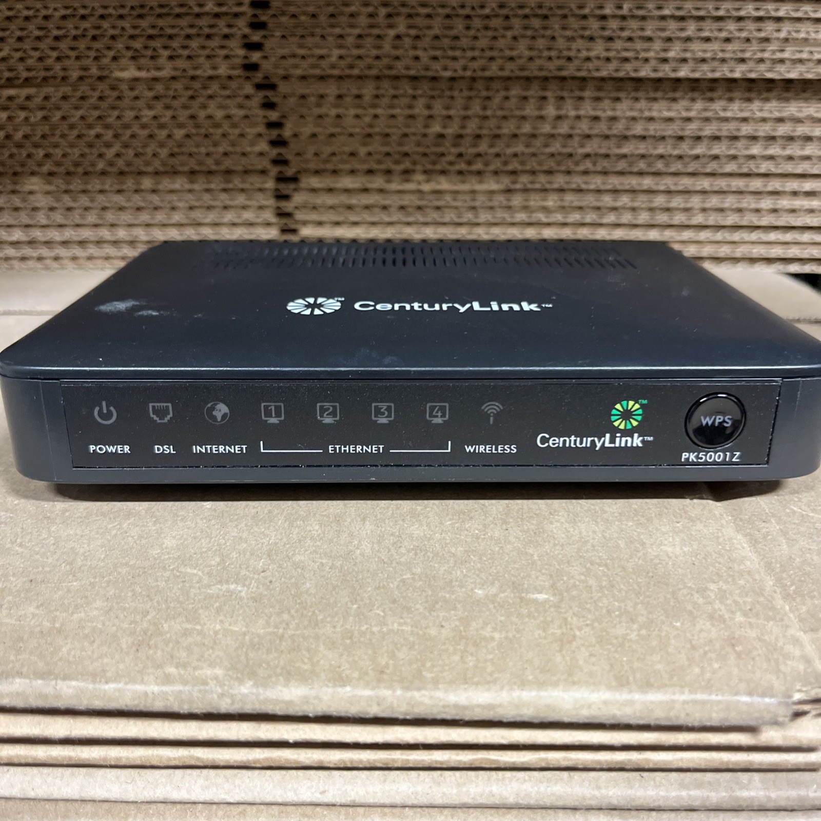 Zyxel PK5001Z 4 Port Wireless Century Link Modem - Modem Only - No Power Cable