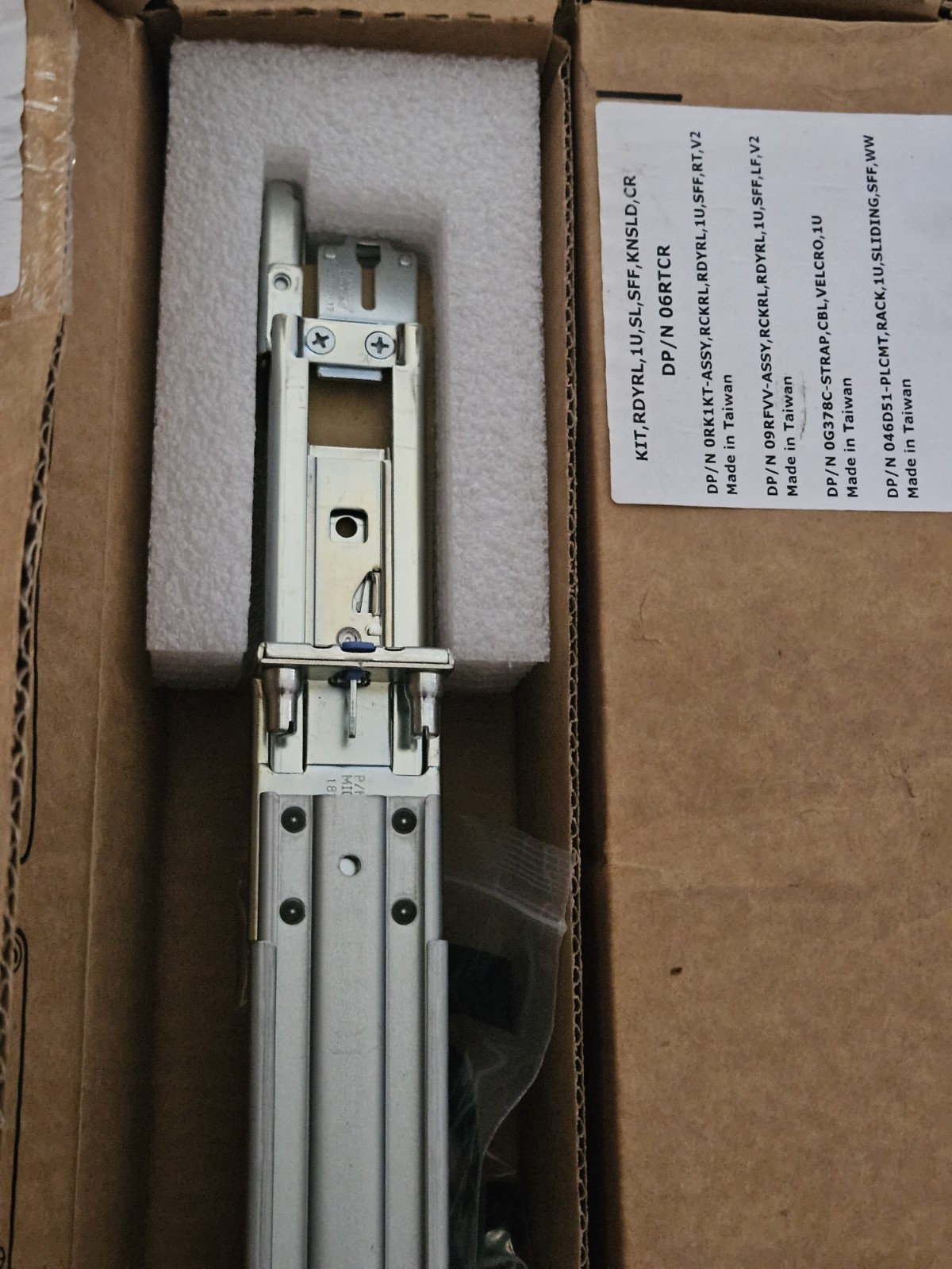 (2 Pairs) 06RTCR Dell PowerEdge Sliding Rack Rail Kit    Lot of 2 Boxes