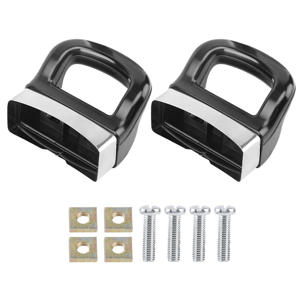 2Pcs Pot Handle Bakelite Replacement Side Grip Pan Cooker Steamer Holder Black