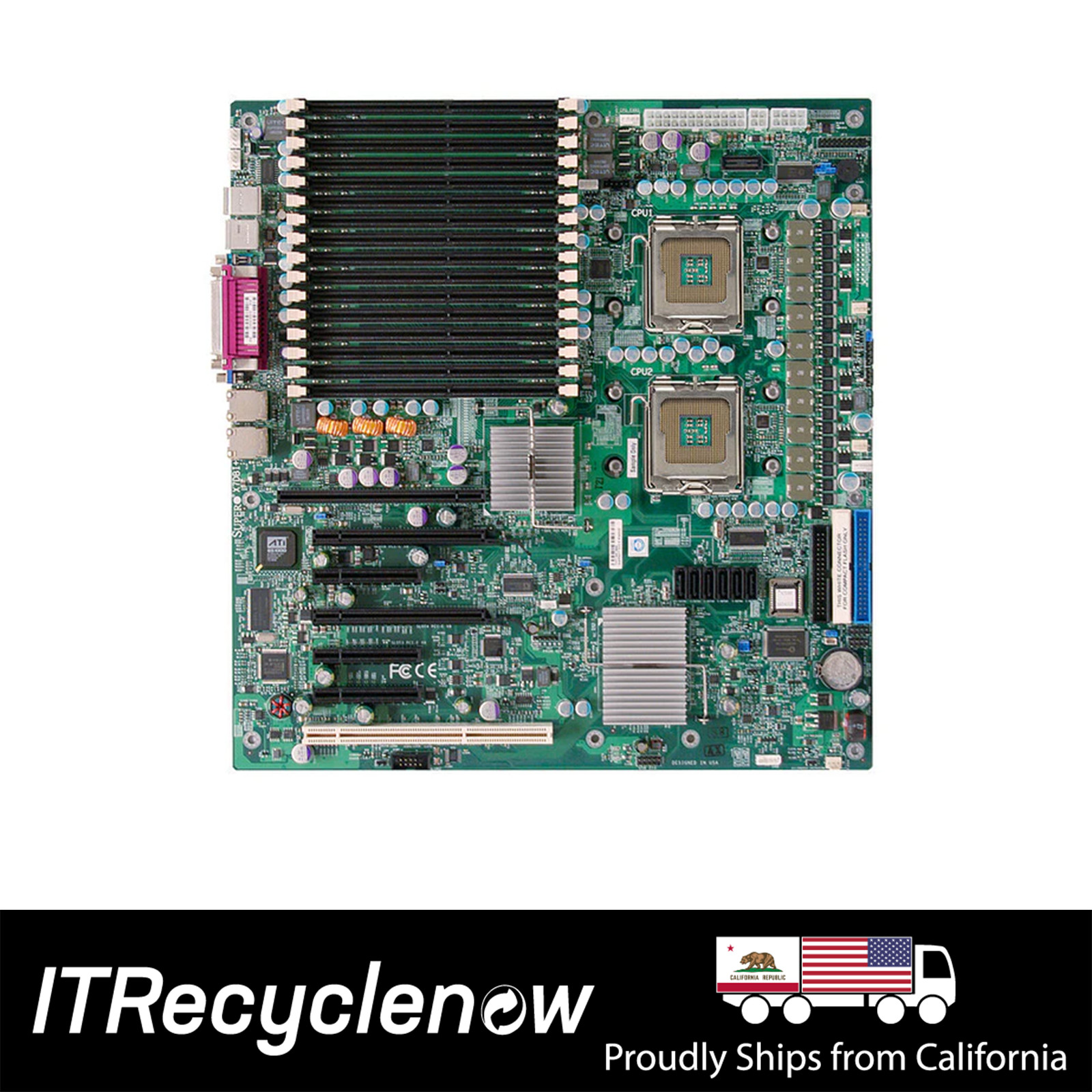 Supermicro X7DBI+ Server Motherboard Dual Socket 771 DDR2 PCI-E EEATX