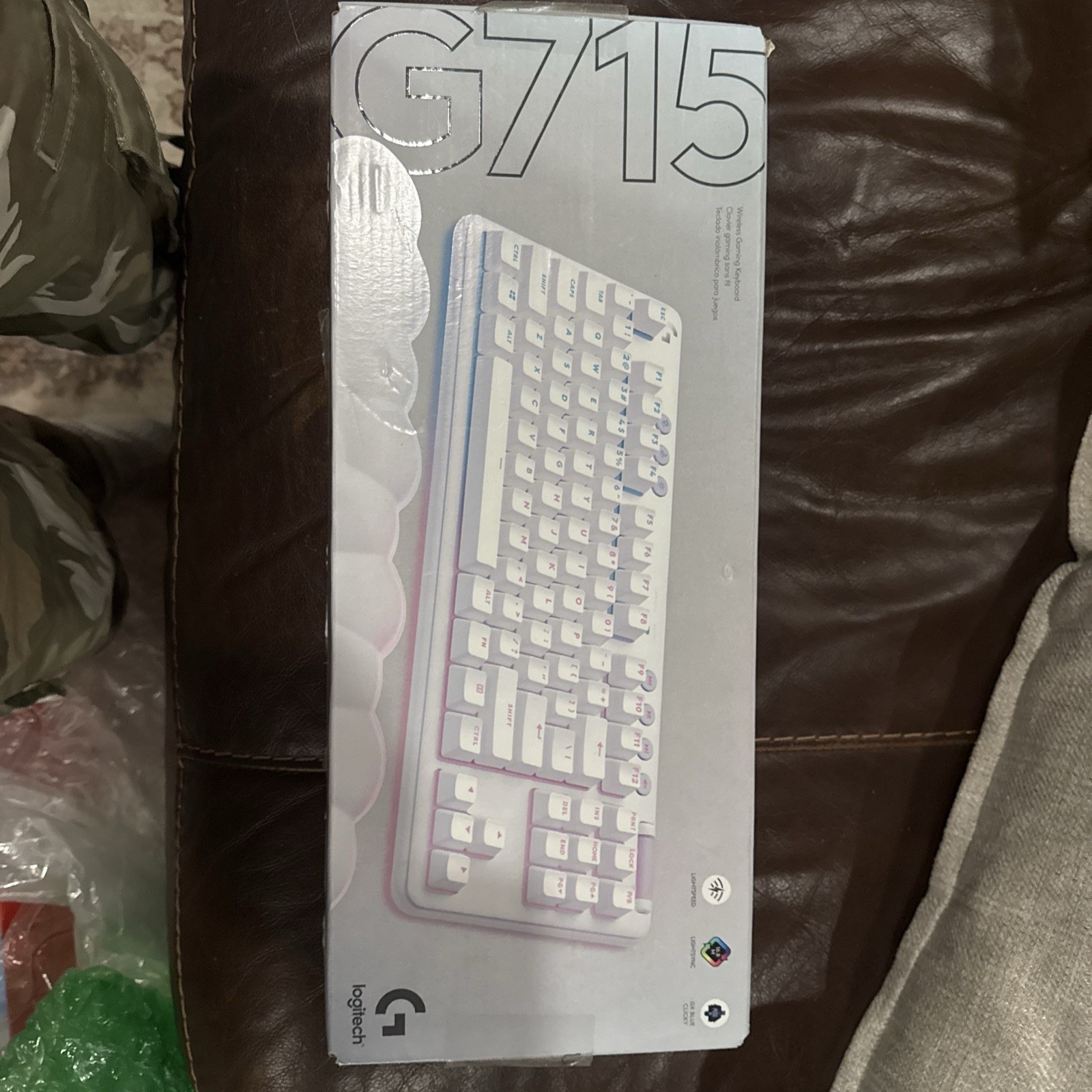 Logitech G715  Wireless Mechanical Gaming Keyboard - White, New Sealed in Box