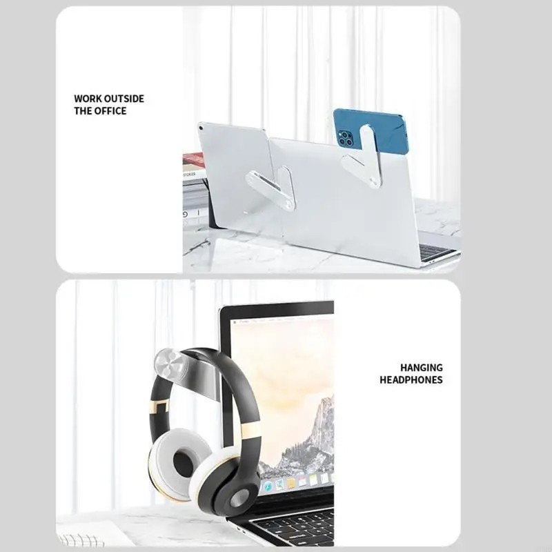 29ED Aluminum Laptop Extension Holder Foldable Adjustable Bracket Stand.