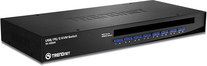 TRENDnet  (TK1603R) 16-Ports Rack-Mountable KVM switch