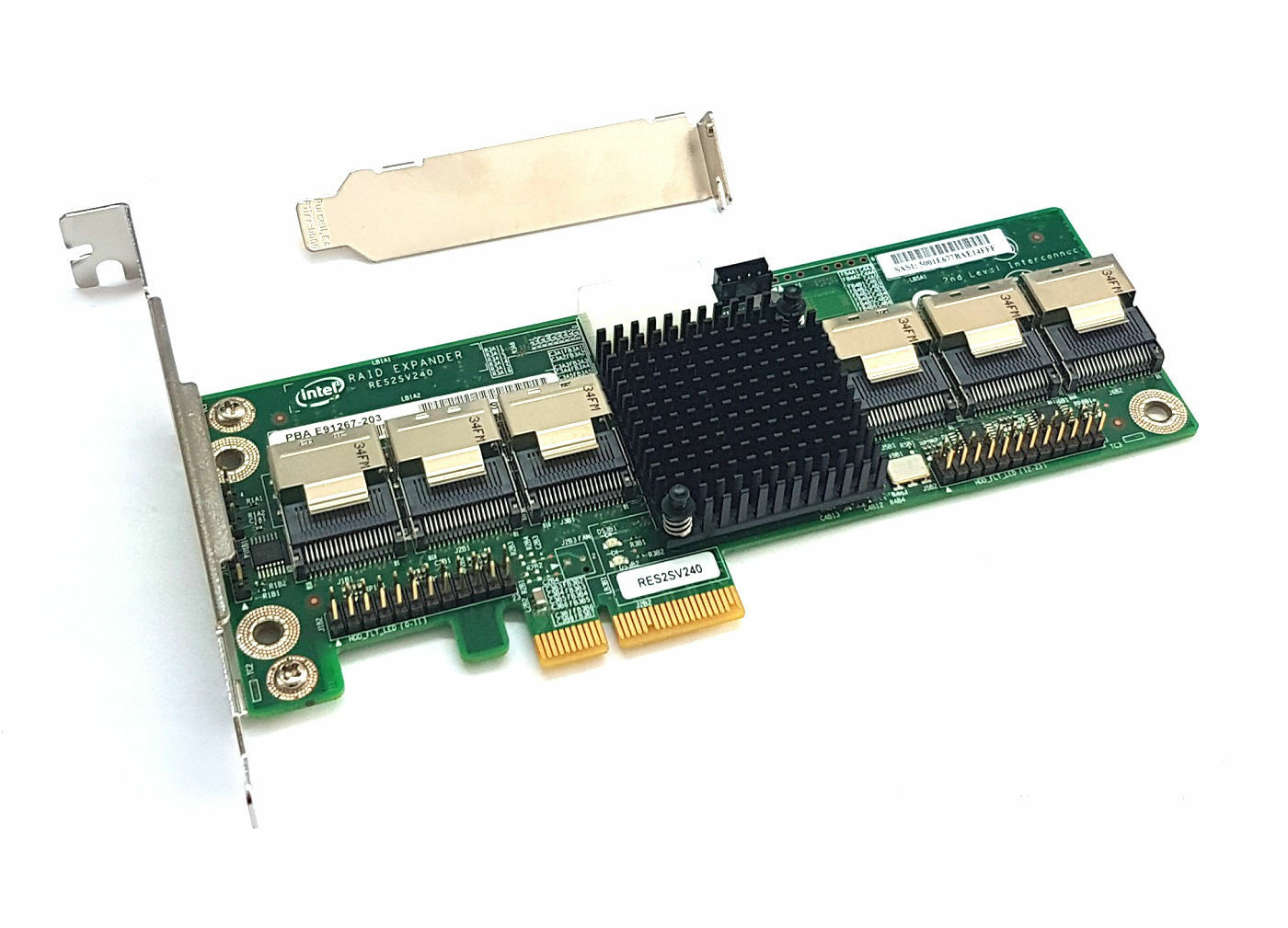 Intel Expander for HDD SSD RES2SV240 PCIe x8 6G SAS SATA 24 Port E91267-203