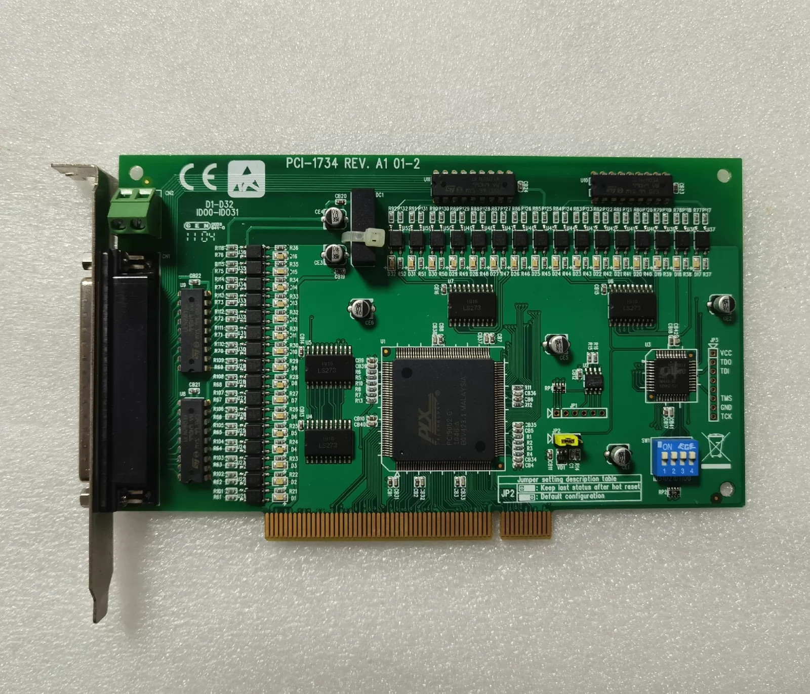 Advantech Data Acquisition Card PCI-1734 REV.A1 01-2