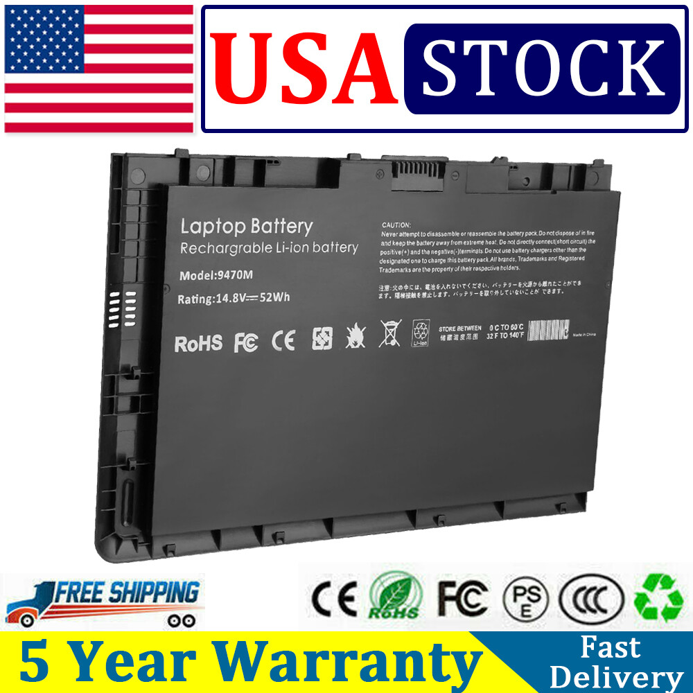 BT04XL For HP EliteBook Folio 9470m 9480m Notebook Battery 687945-001 682962-001