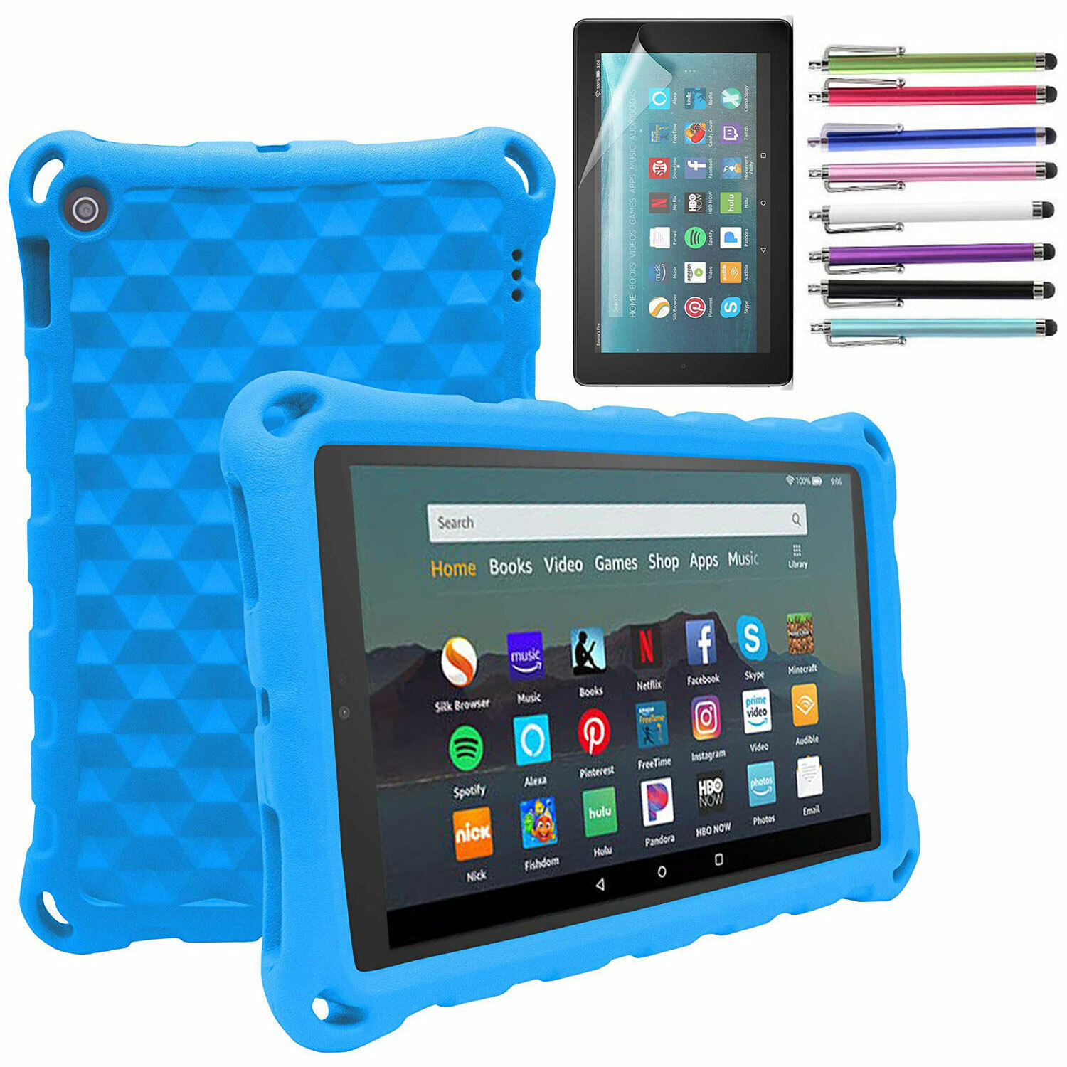 For Amazon Kindle Fire 7 HD 8 HD 10 Fire Max 11" Tablet Case Shockproof Cover