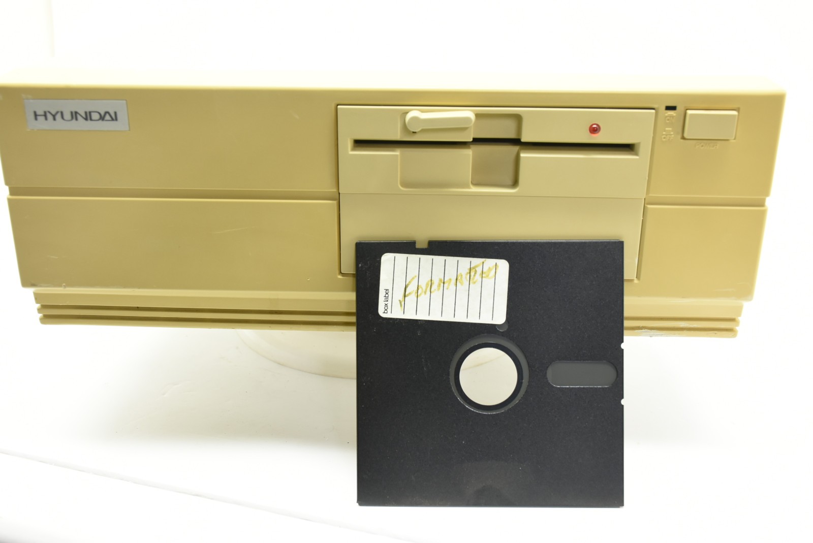 Vintage Retro Hyundai PC Desktop Computer Seagate ST-225 Drive Matsushita 5.25