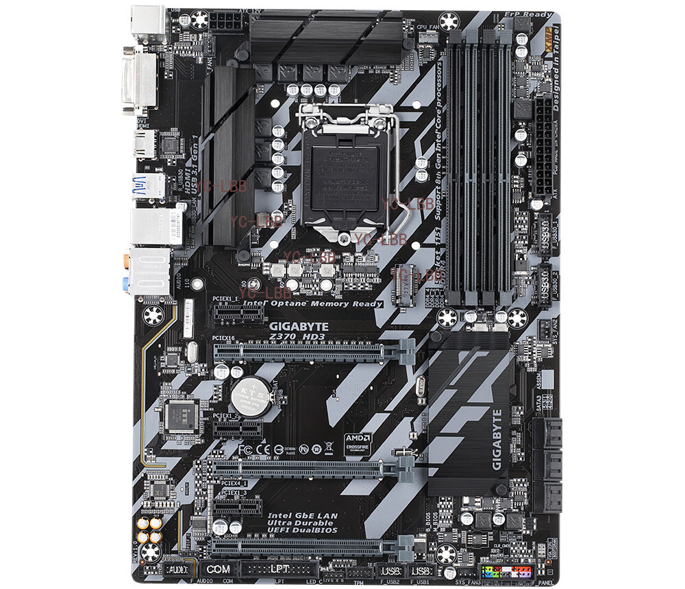 Gigabyte Technology GA-Z370 HD3 Motherboard 1151 ddr4 ATX usb3.1 4 memory slot