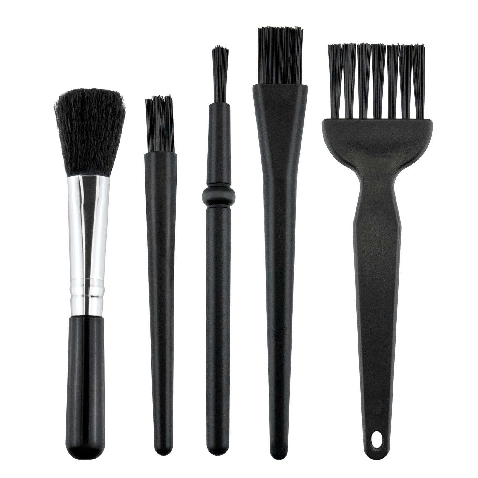 Juxiamal 5 PCS Mini Keyboard Cleaning Brushes Kit, PP Handle Nylon Anti Static
