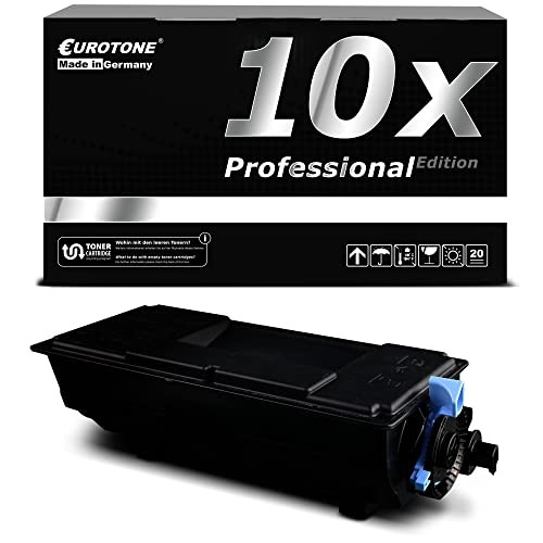 Eurotone 10x Toner Cartridge Compatible for Kyocera TK3160 Black xK-eco#310