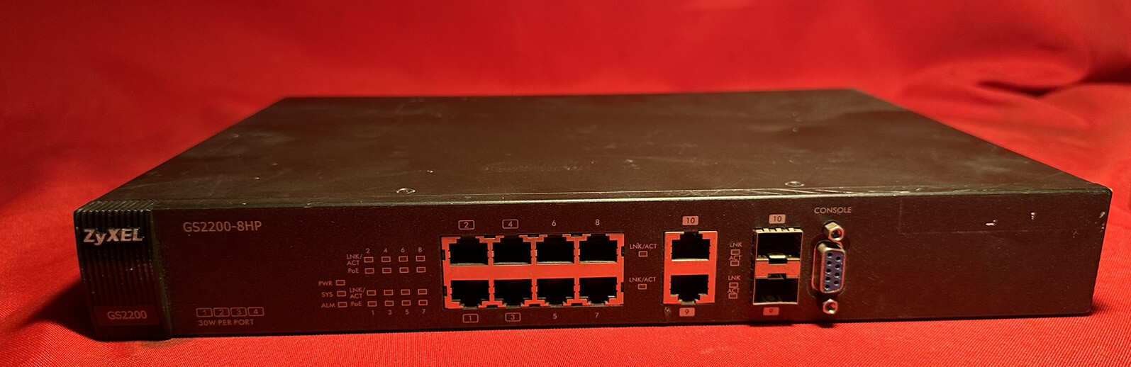 ZYXEL GS2200-8HP 8-Port 