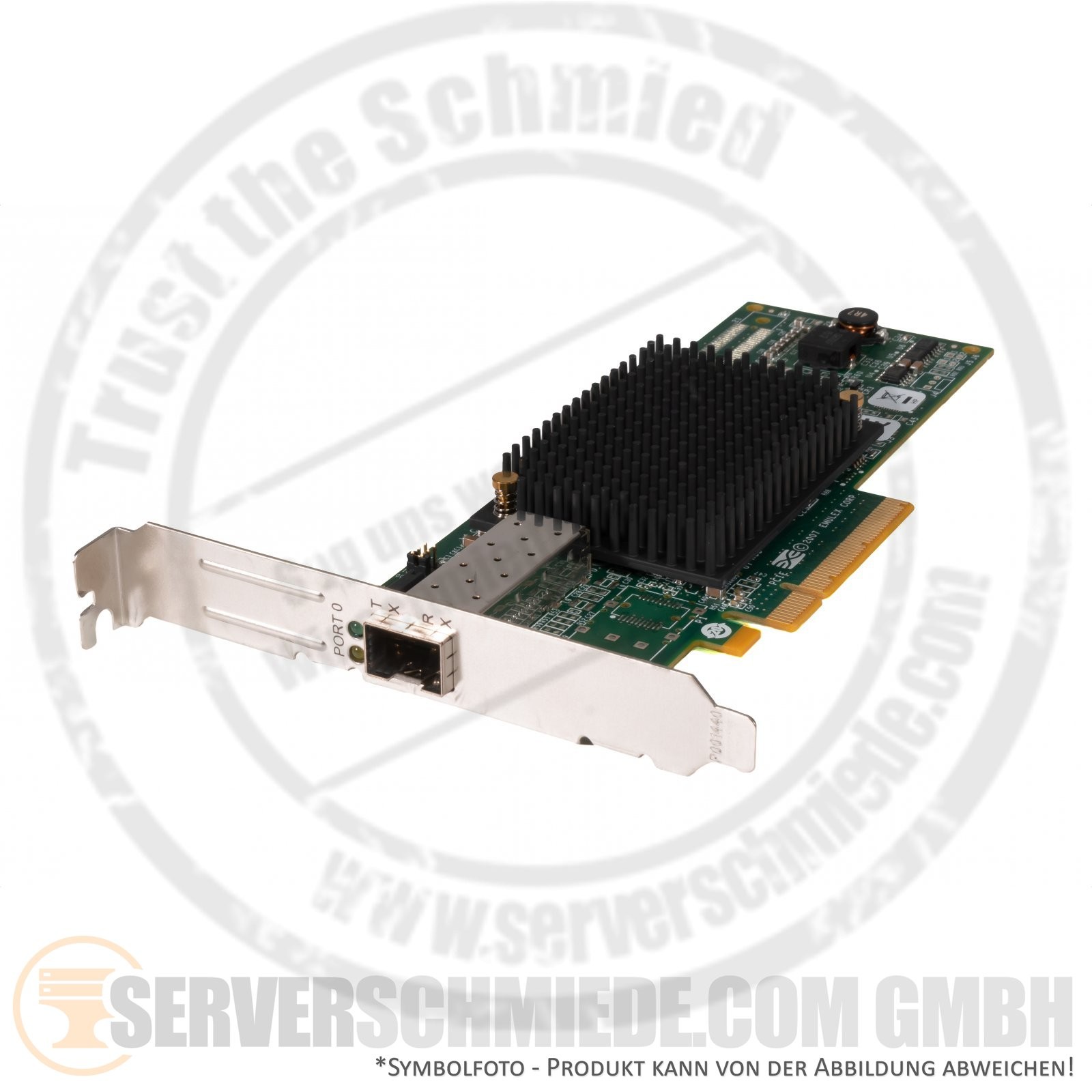 HP Emulex LPE12000 8Gb FC PCIe Single Port 8 Gigabit Fibre Channel SAN HBA Contr