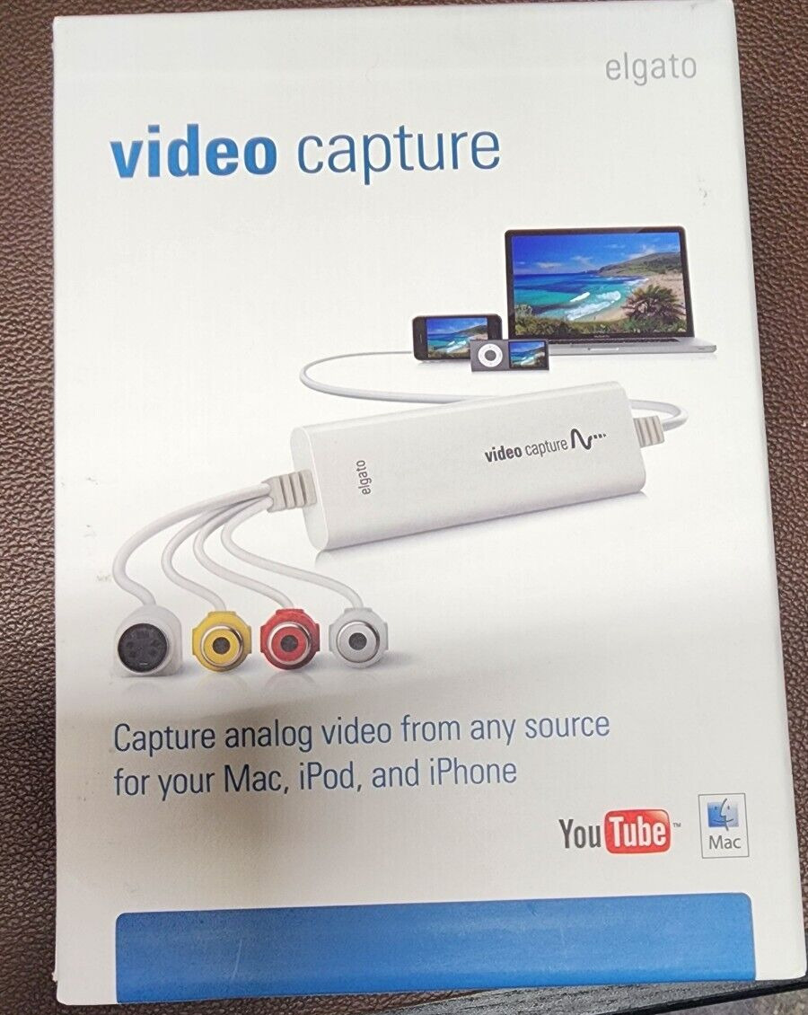 Elgato Video Capture - Digitize Video for Mac, iPhone or iPad iPod and iPhone